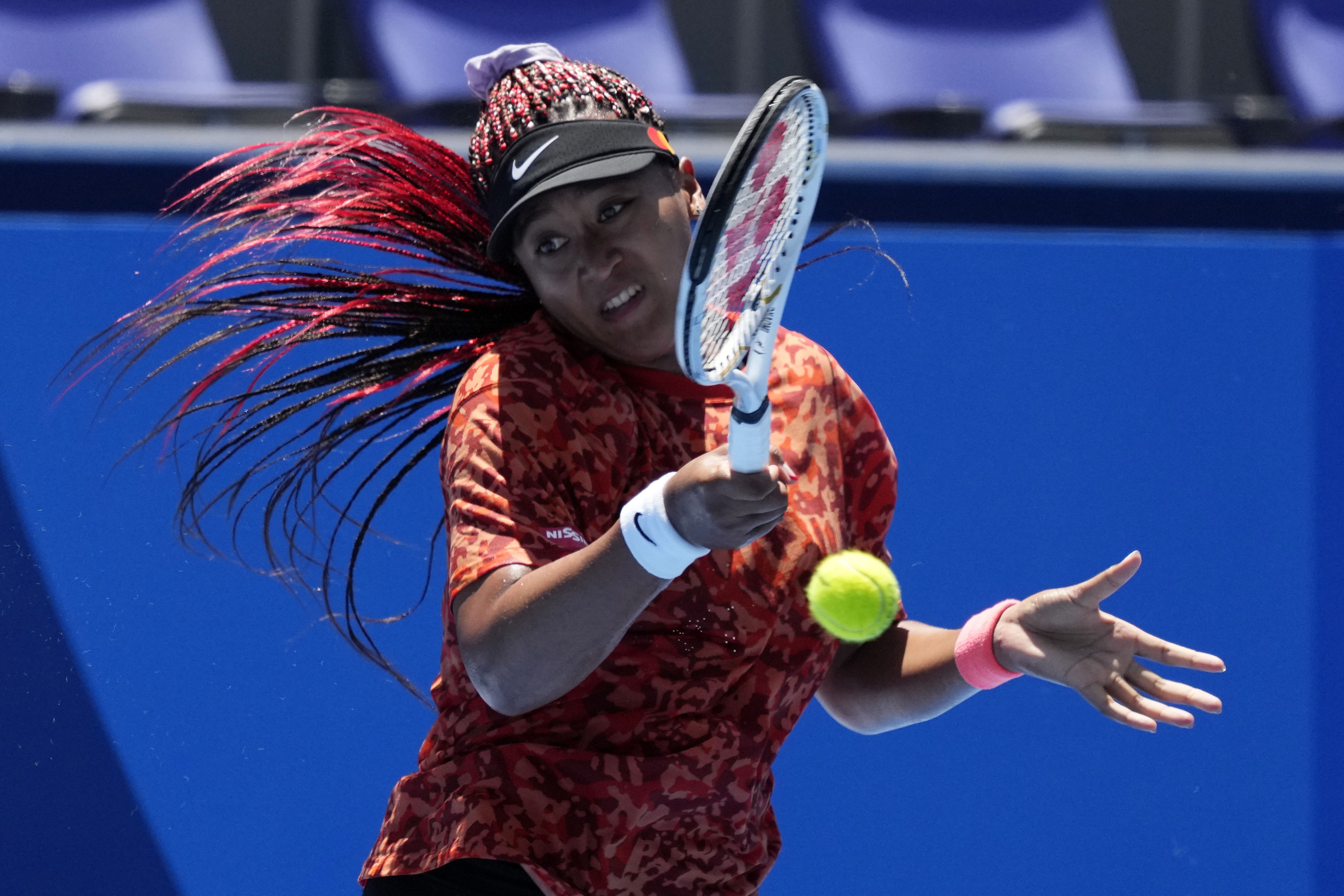 Naomi Osaka back on court as ‘face of the Games’ after French Open storm