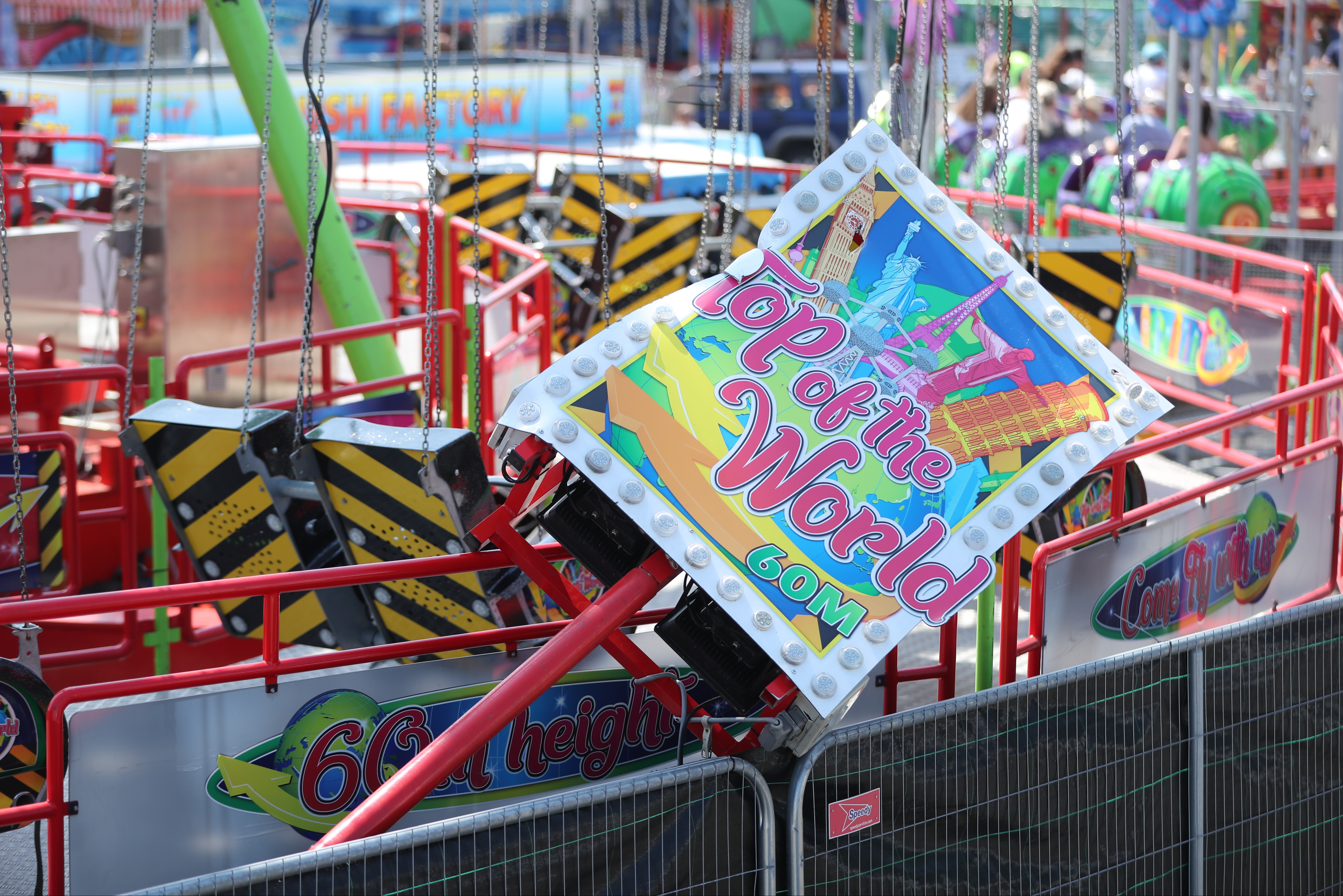 Funfair collapse at Planet Fun in Northern Ireland