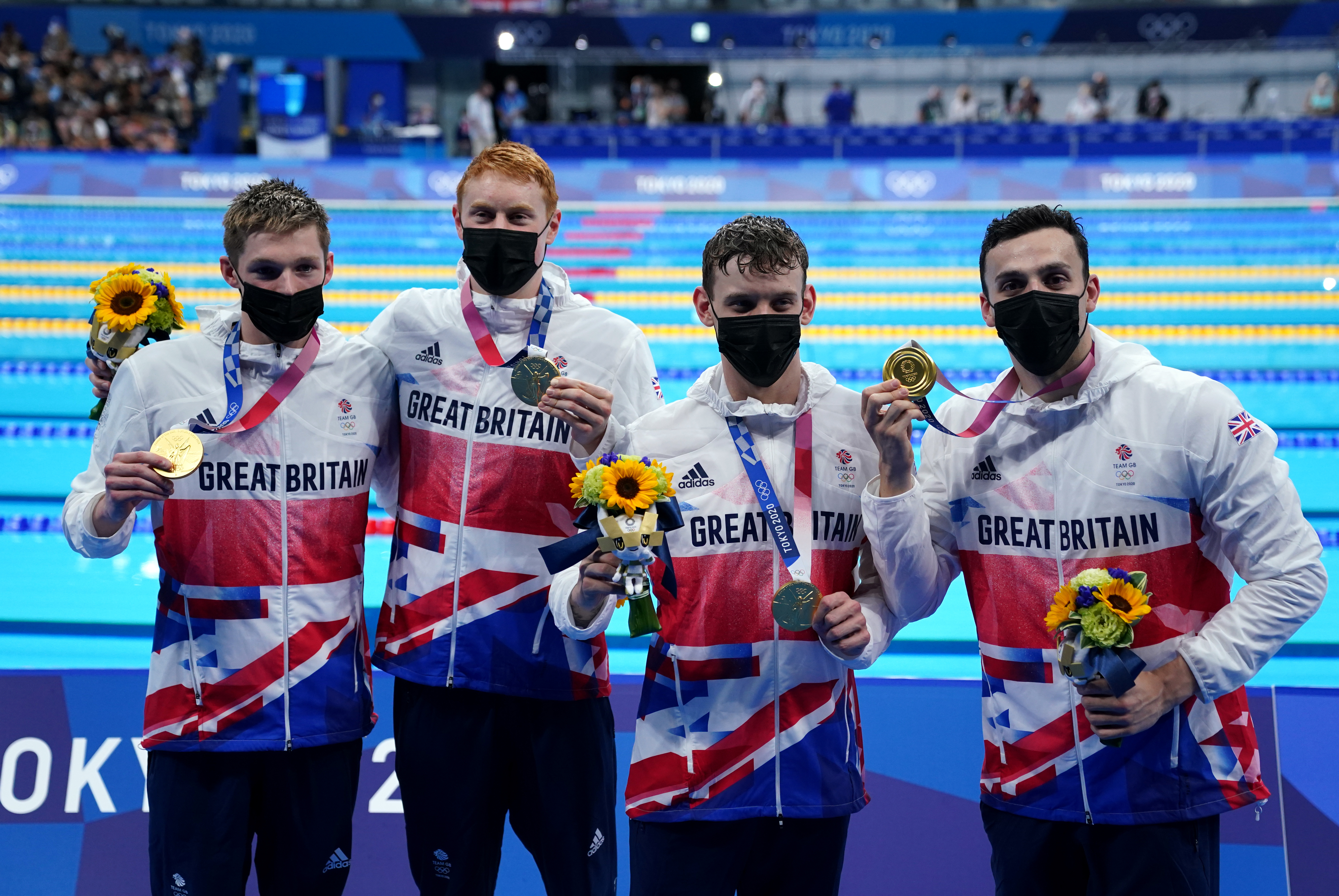 Adam Peaty leads praise of Team GB’s 200m relay gold medallists at Tokyo Olympics