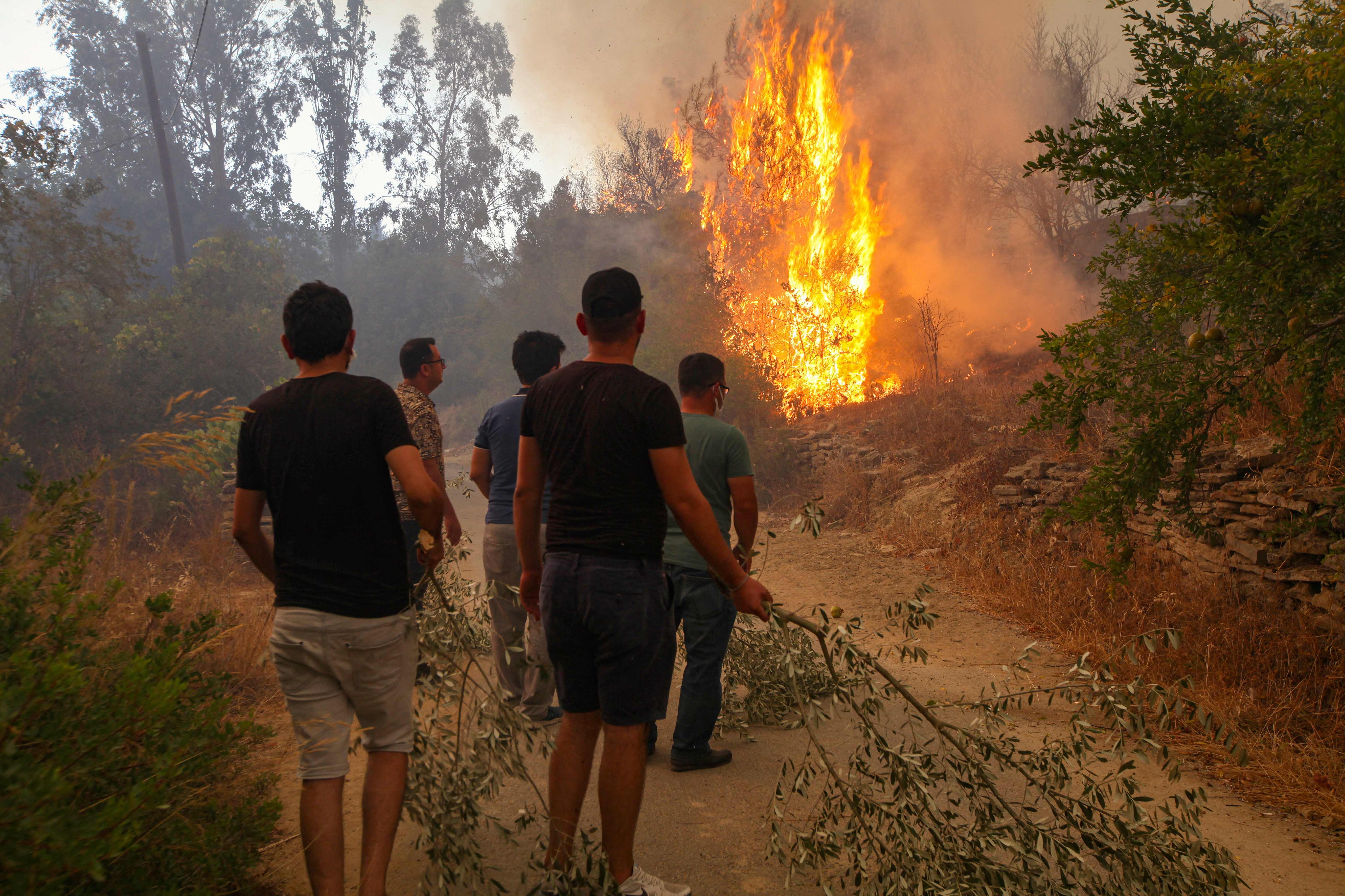 TOPSHOT-TURKEY-FIRE
