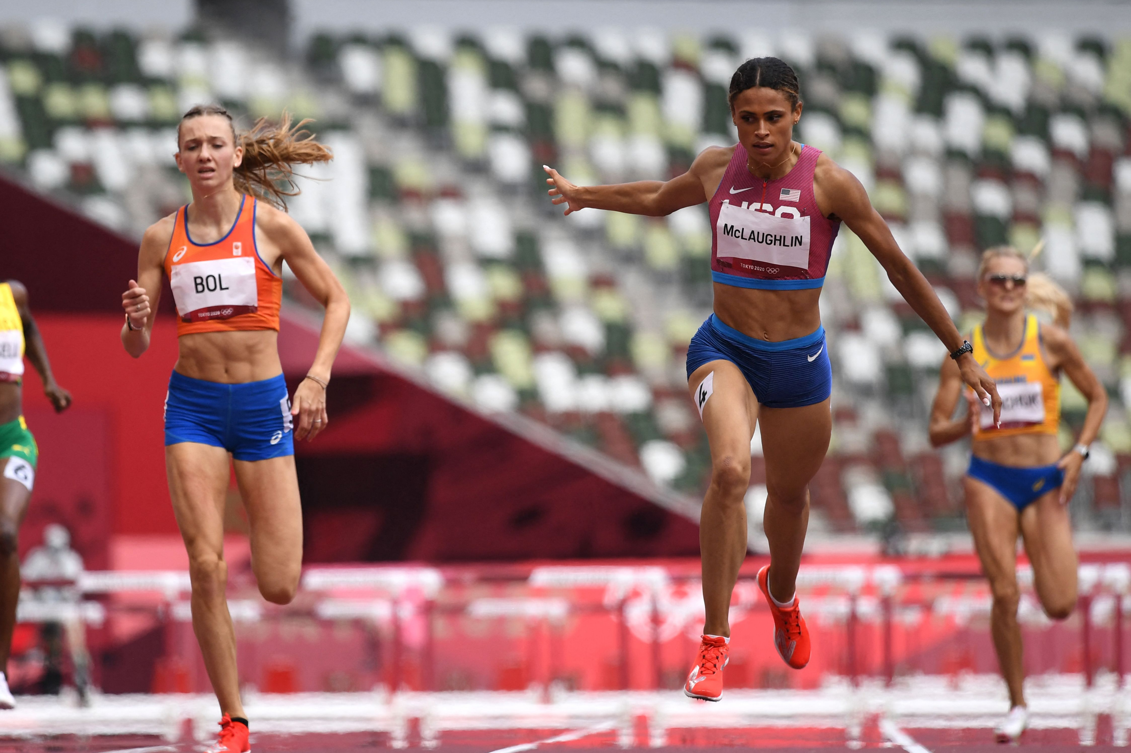 McLaughlin wins Olympic gold with stunning 400m hurdles world record