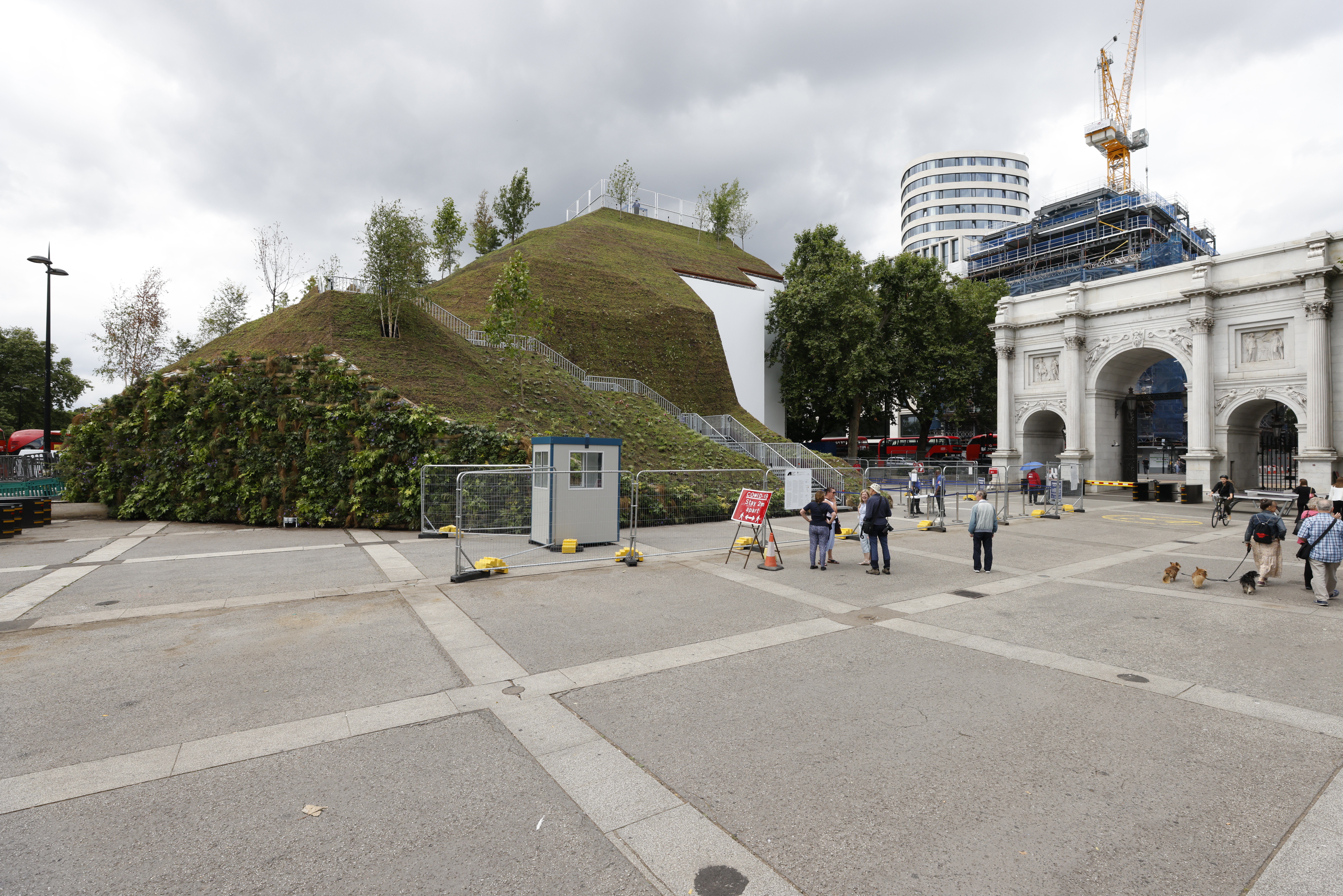 Marble Arch Mound reopens to new visitors as changes are being made to site
