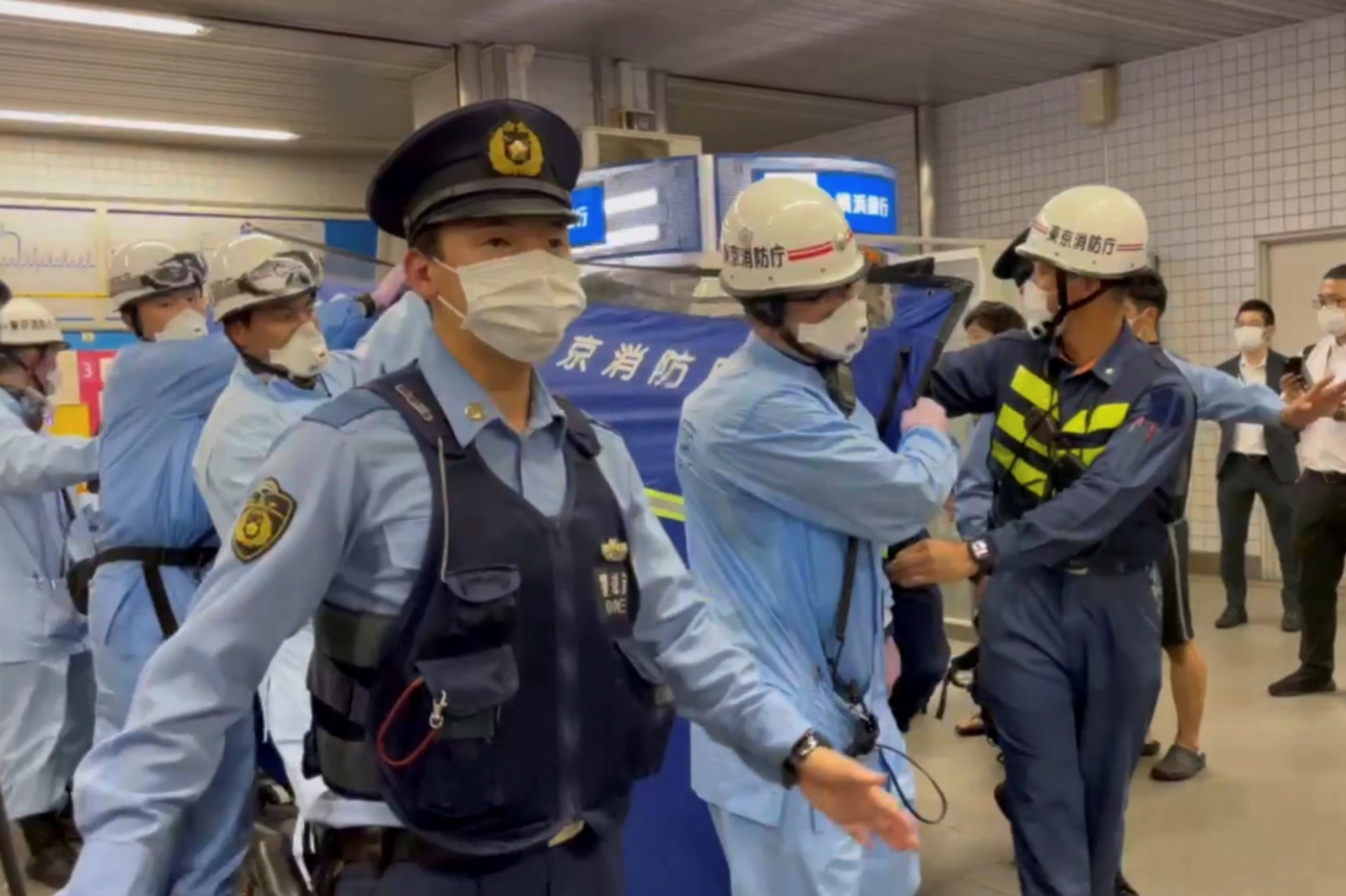 Knife attack on a train in Tokyo