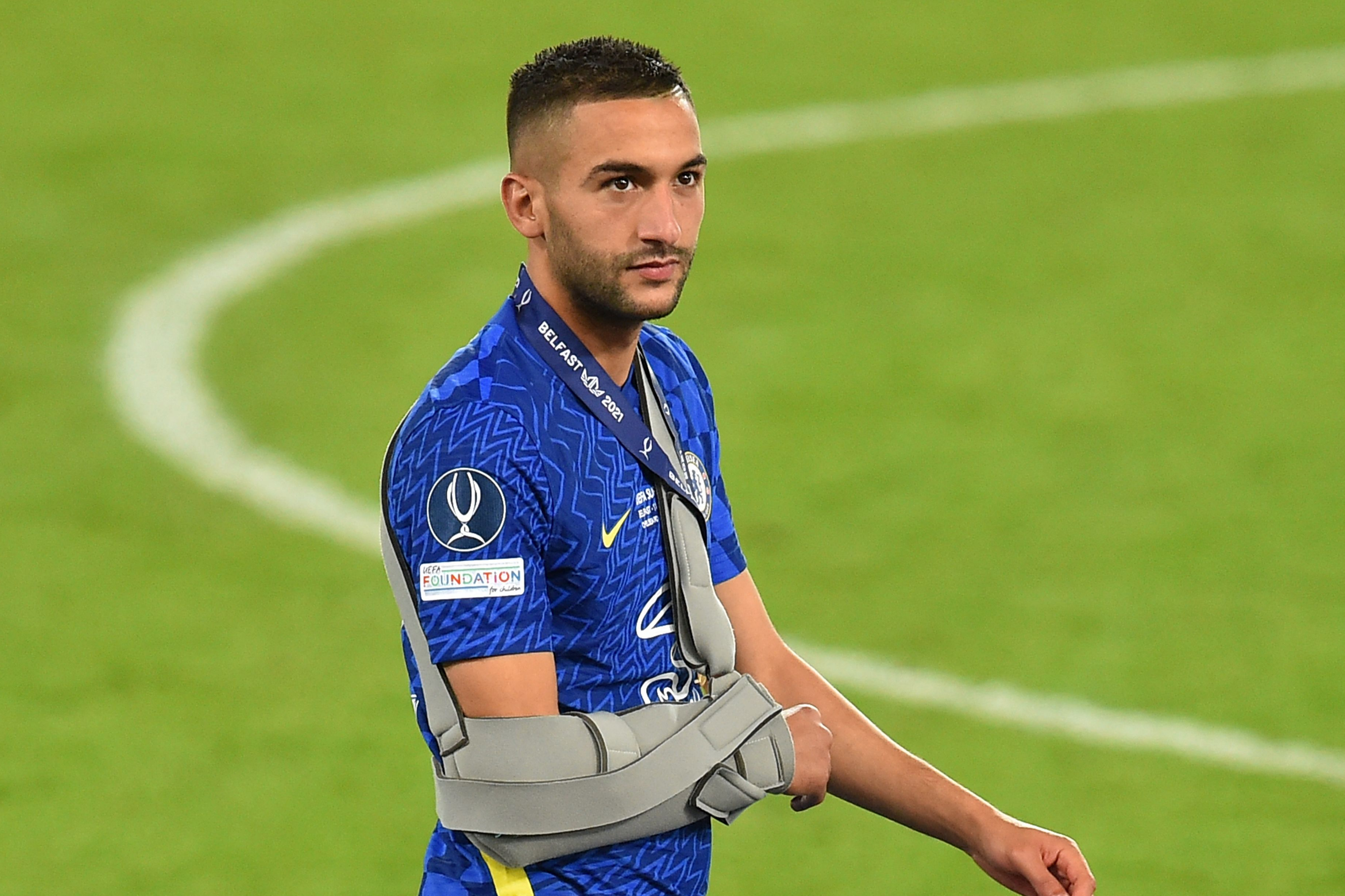 Hakim Ziyech injury ‘serious’ admits Chelsea FC boss Thomas Tuchel after Uefa Super Cup triumph
