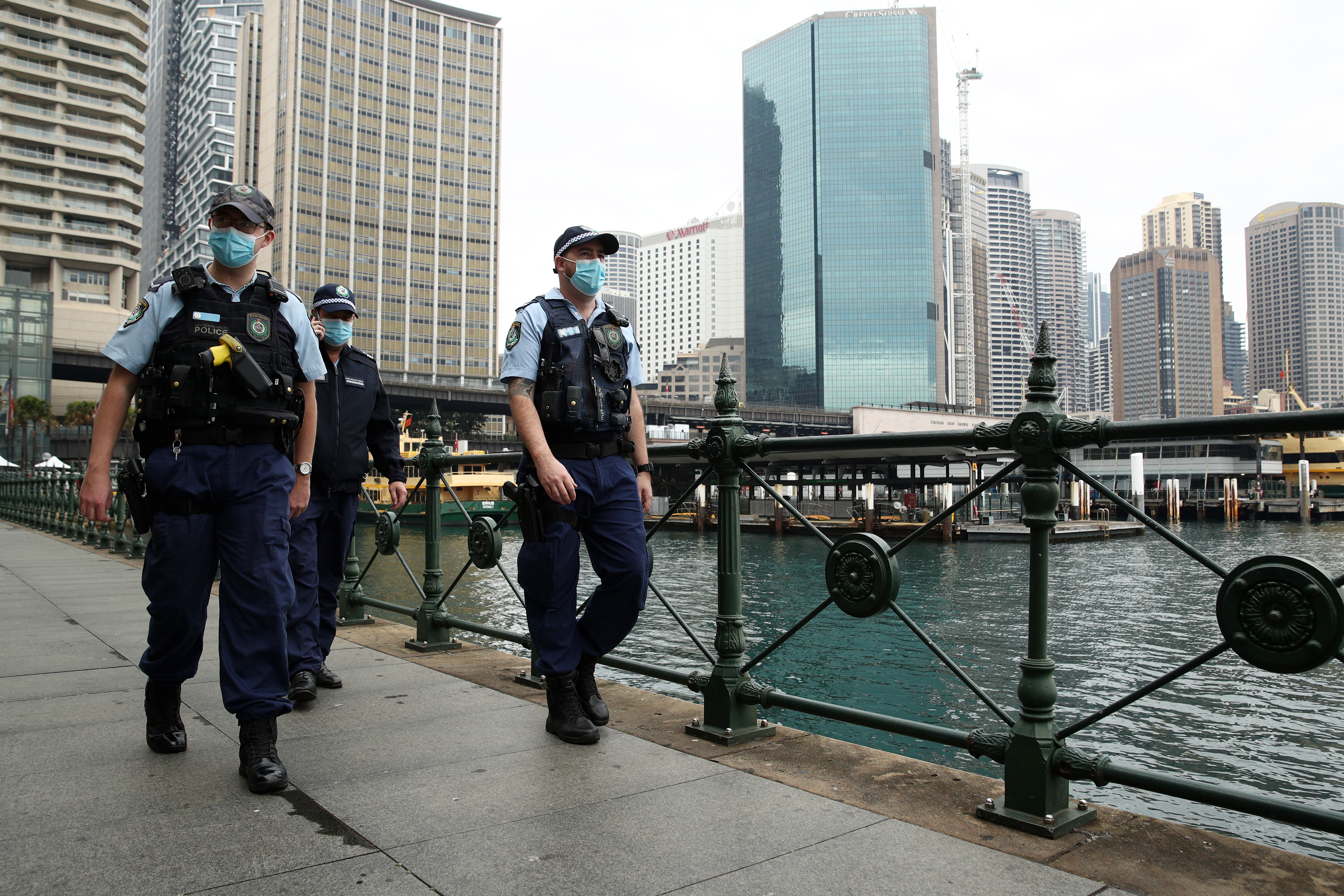 Increased Police Presence Across Sydney Ahead Of Planned Anti-Lockdown Protests