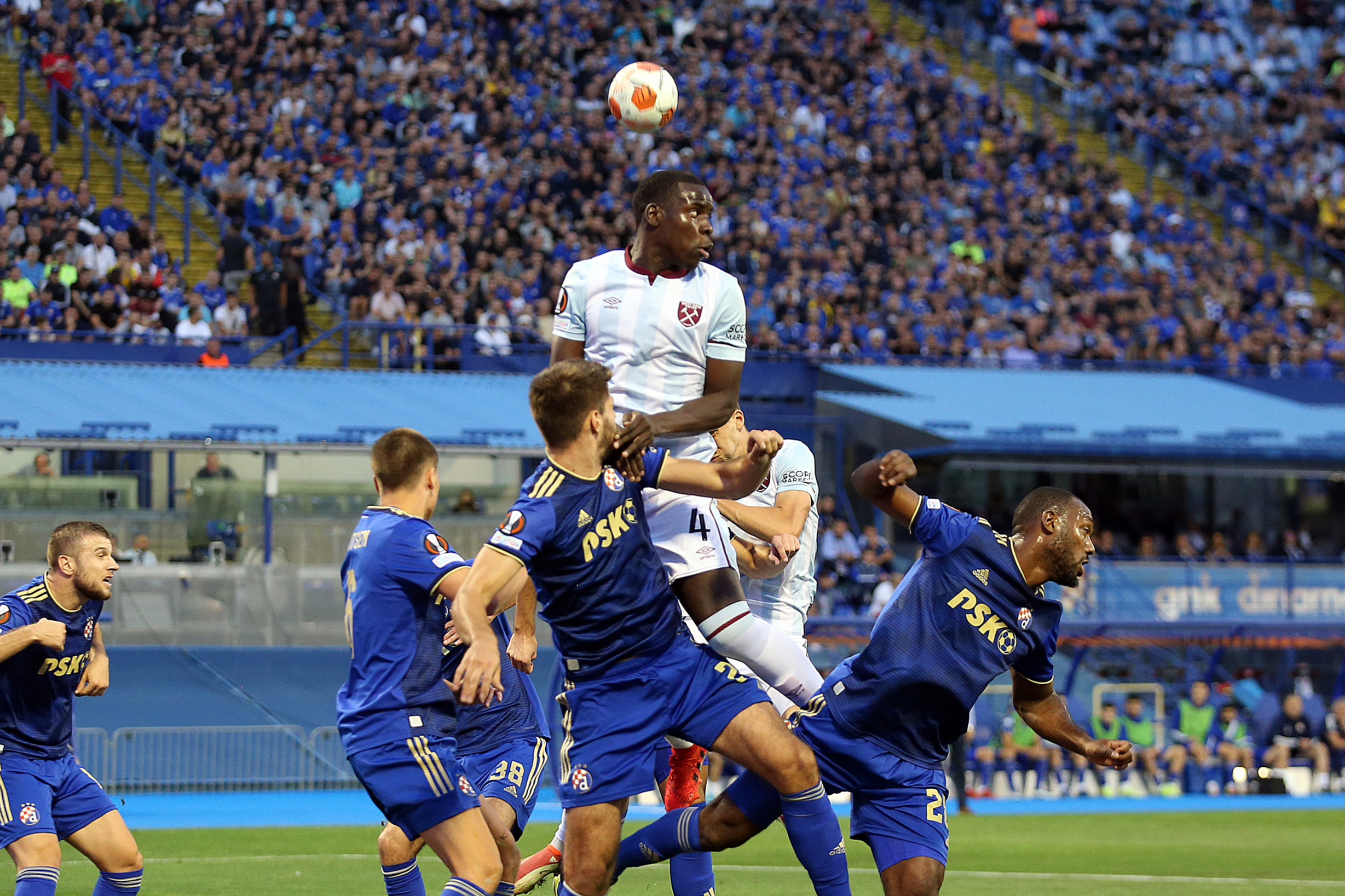 West Ham player ratings vs Dinamo Zagreb: Dominant Kurt Zouma a class apart on debut