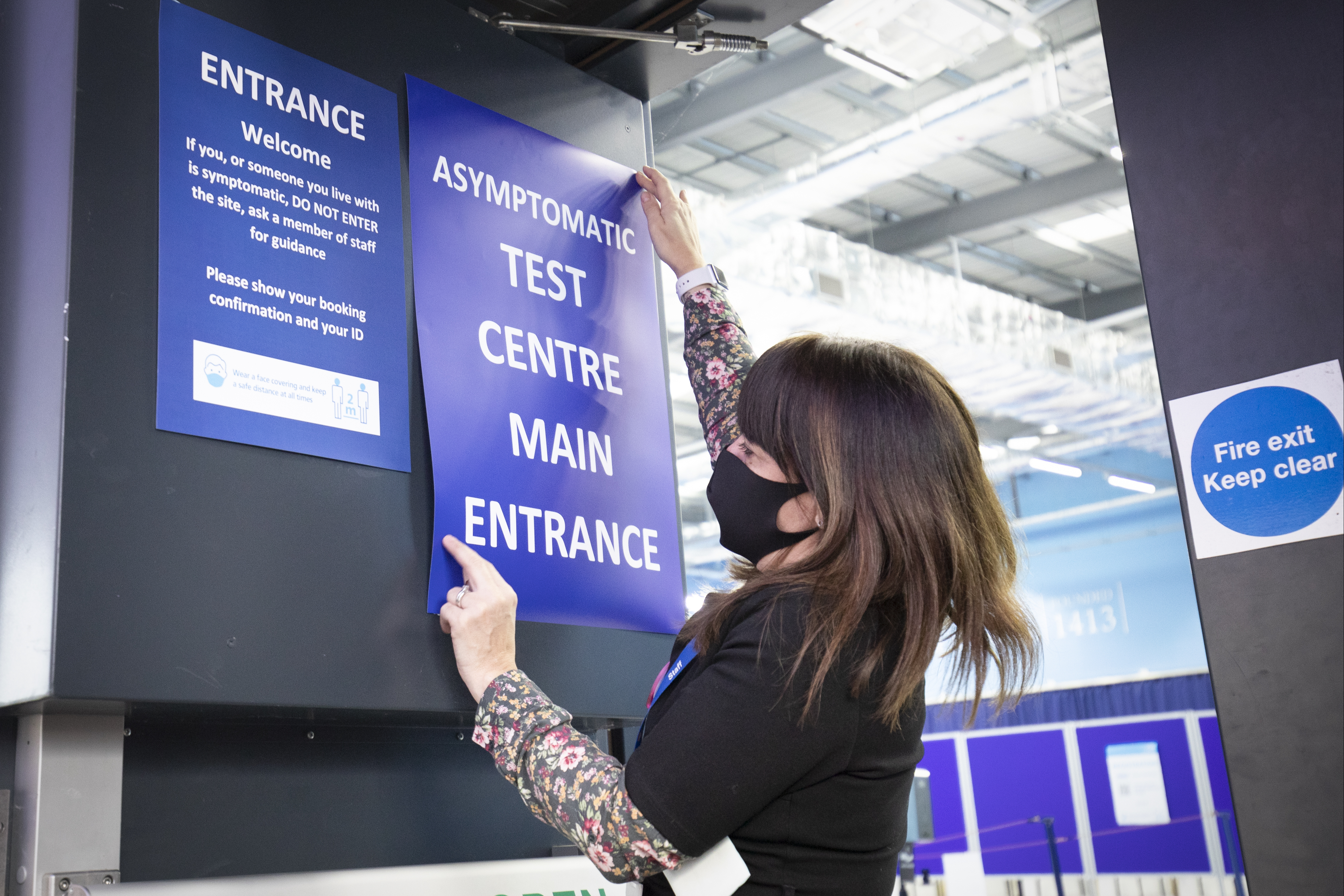 Covid test centre