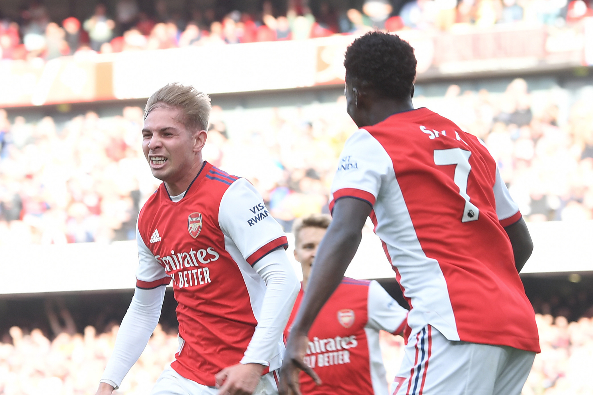 Mikel Arteta hails Emile Smith Rowe and Bukayo Saka after Arsenal brush aside Tottenham in north London derby