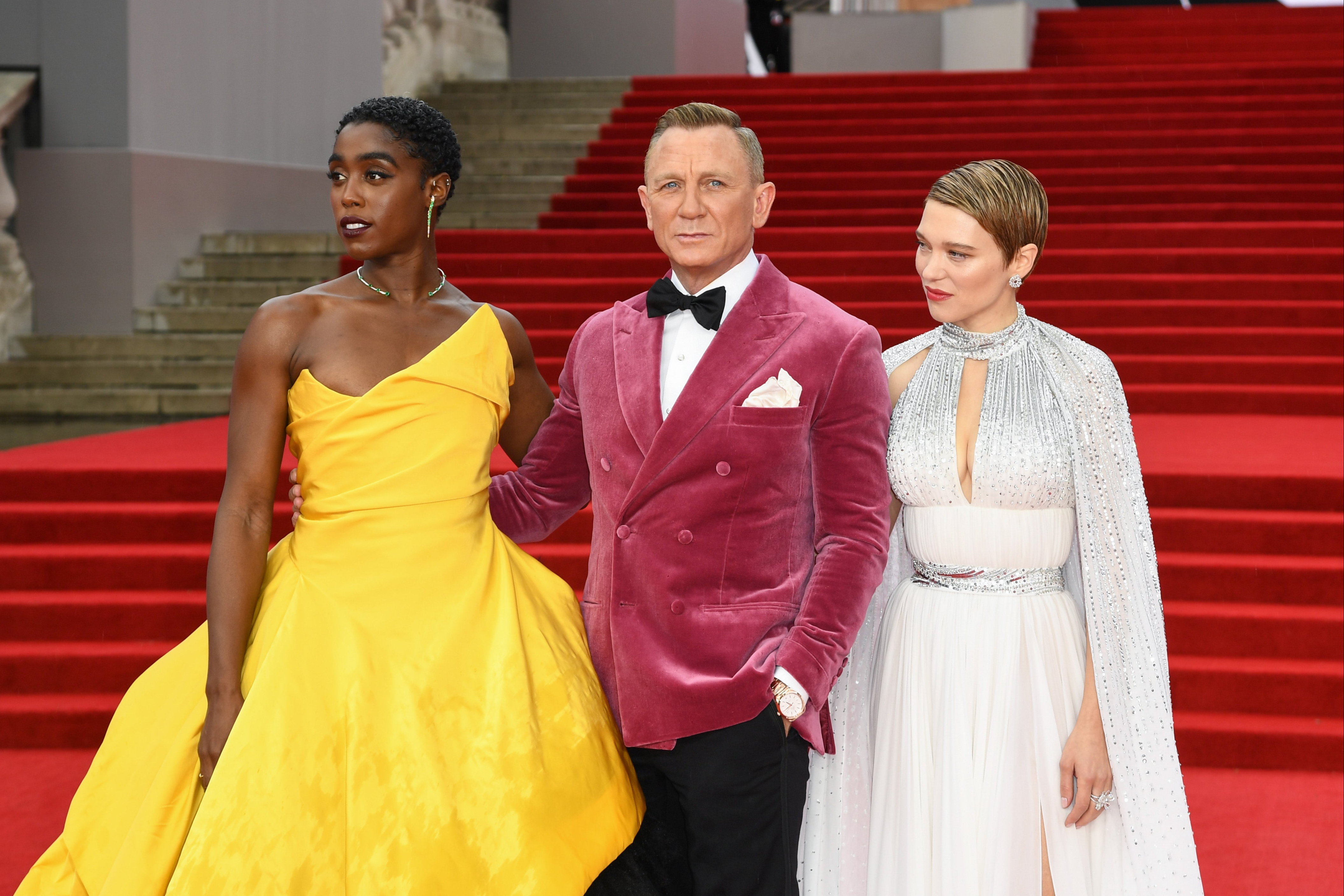 James Bond No Time To Die world premiere: Stars arrive including Daniel Craig, Rami Malek and Lashana Lynch