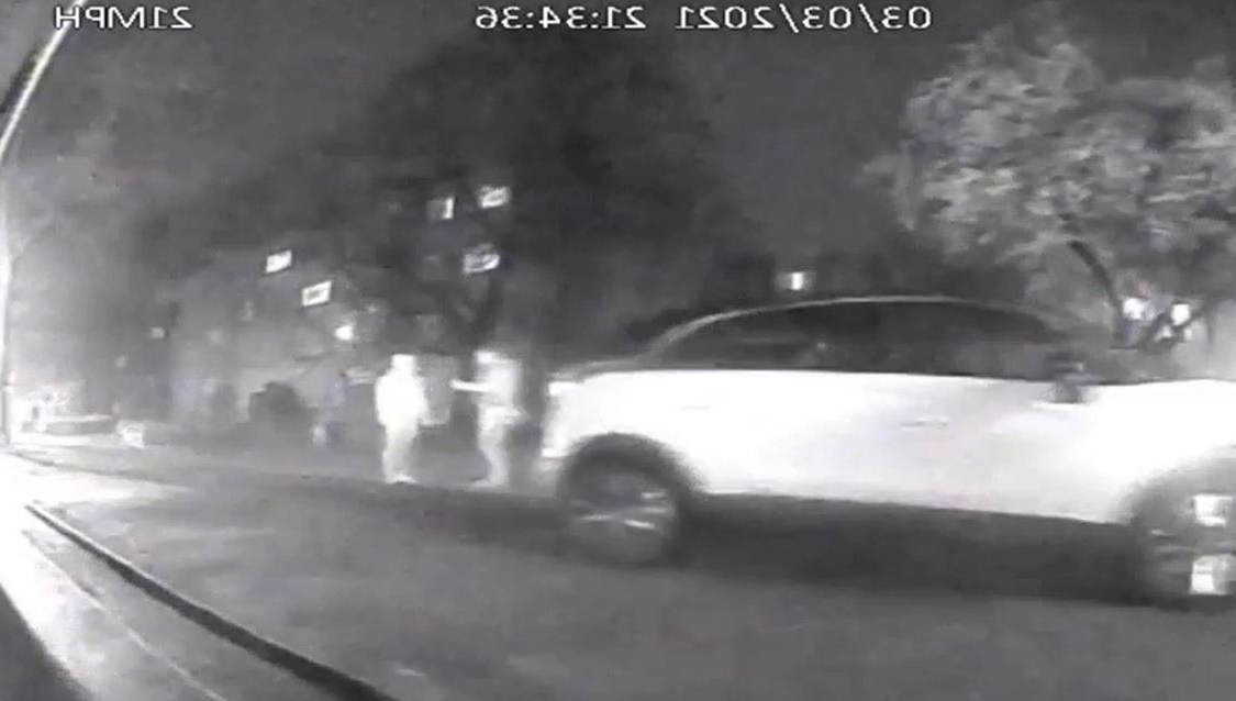 Chilling CCTV images show killer Wayne Couzens with Sarah Everard before he kidnaps her