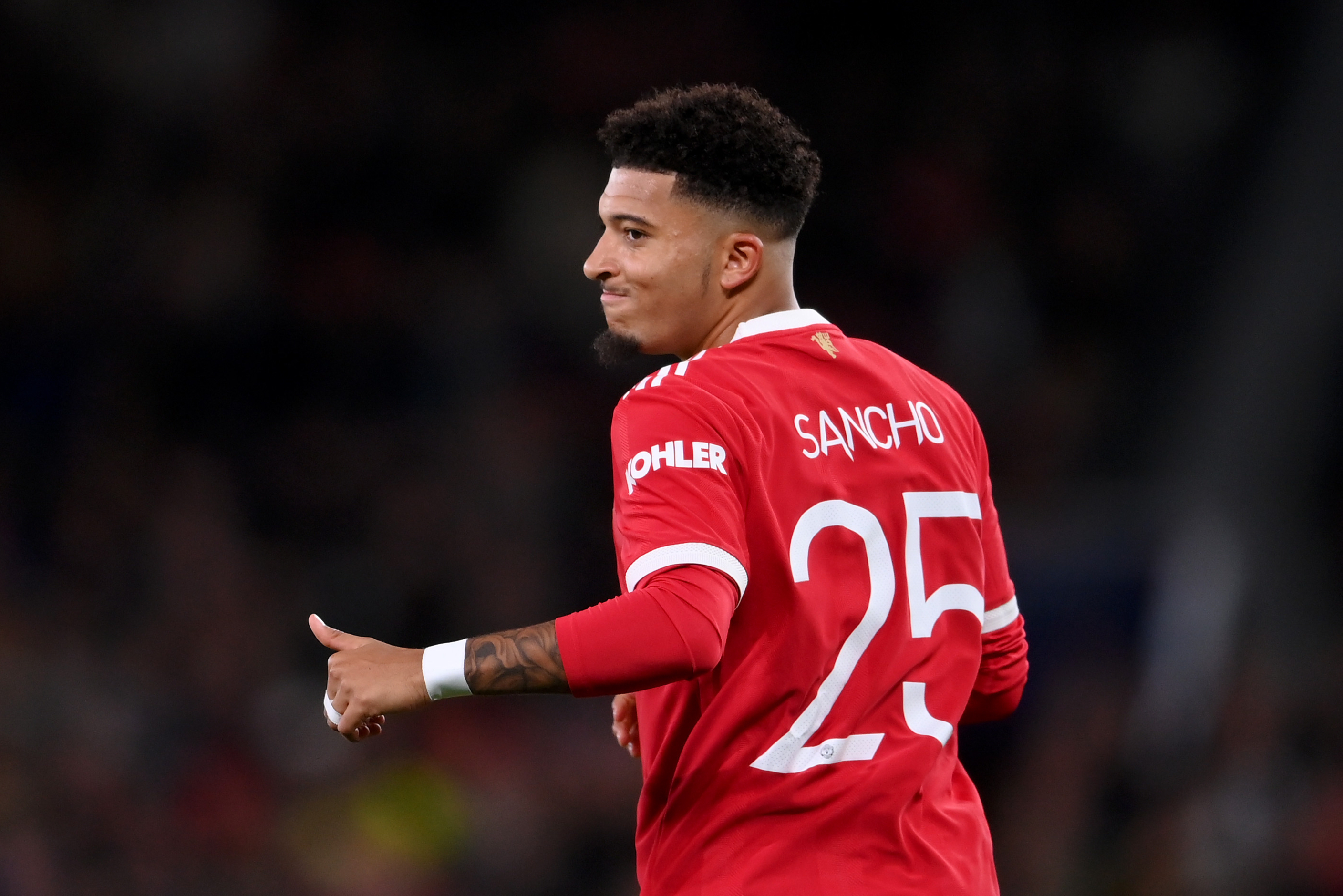 Gareth Southgate backs Jadon Sancho but admits he doesn’t deserve England place on Man United form
