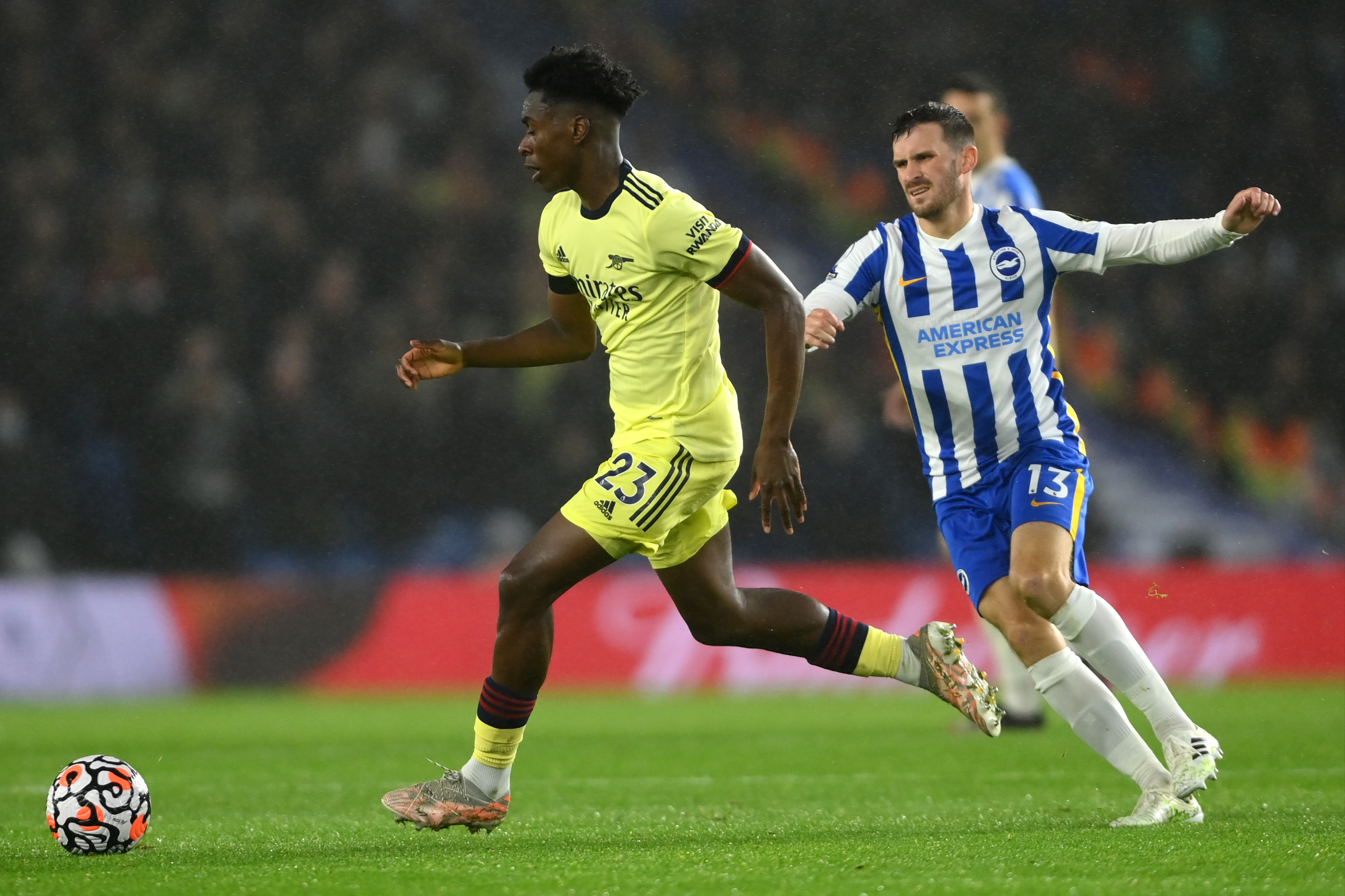 Granit Xhaka still divides opening but his absence was felt as Arsenal draw in Brighton rain