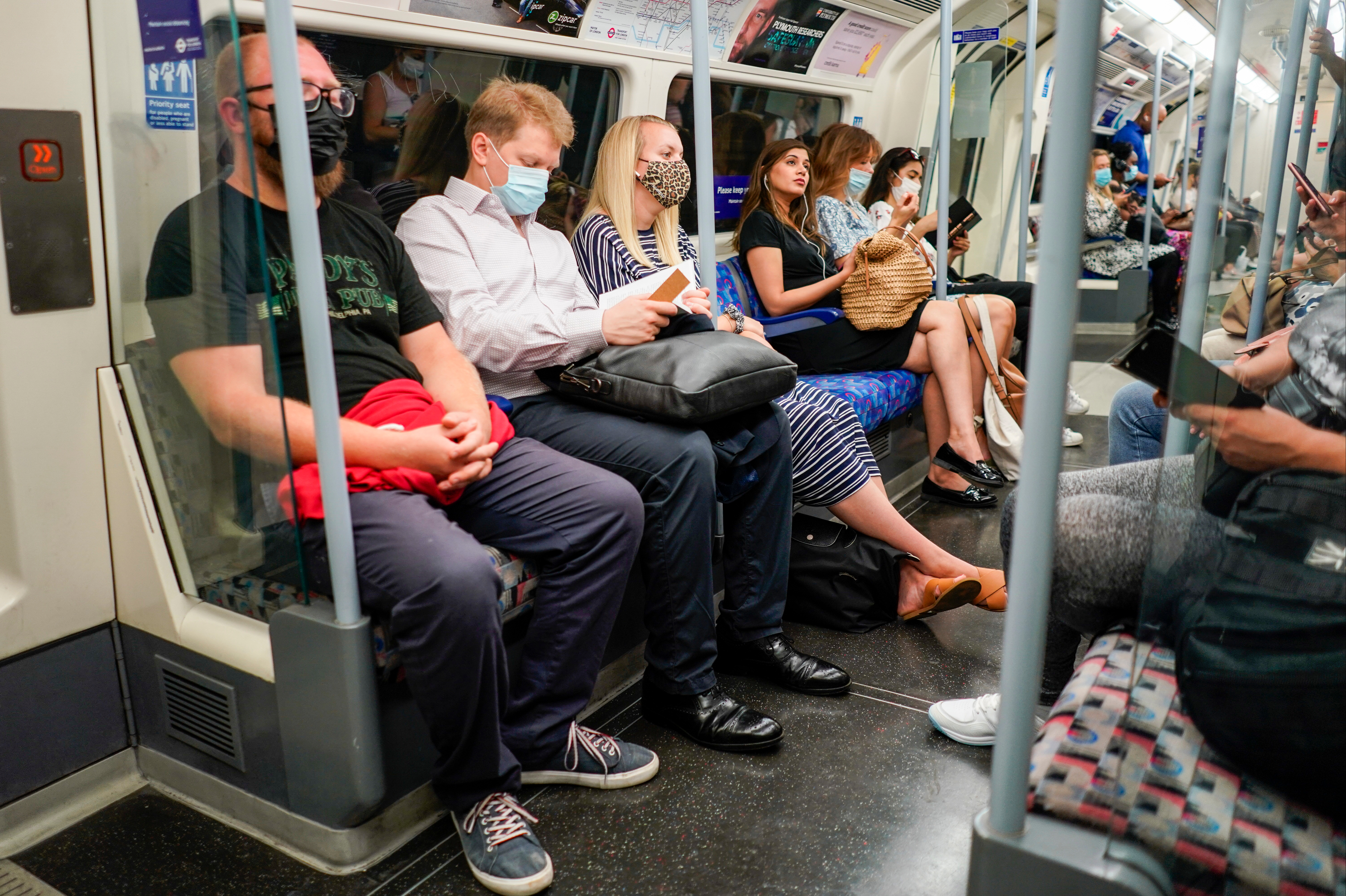 London Tube users keener on a night out rather than office return