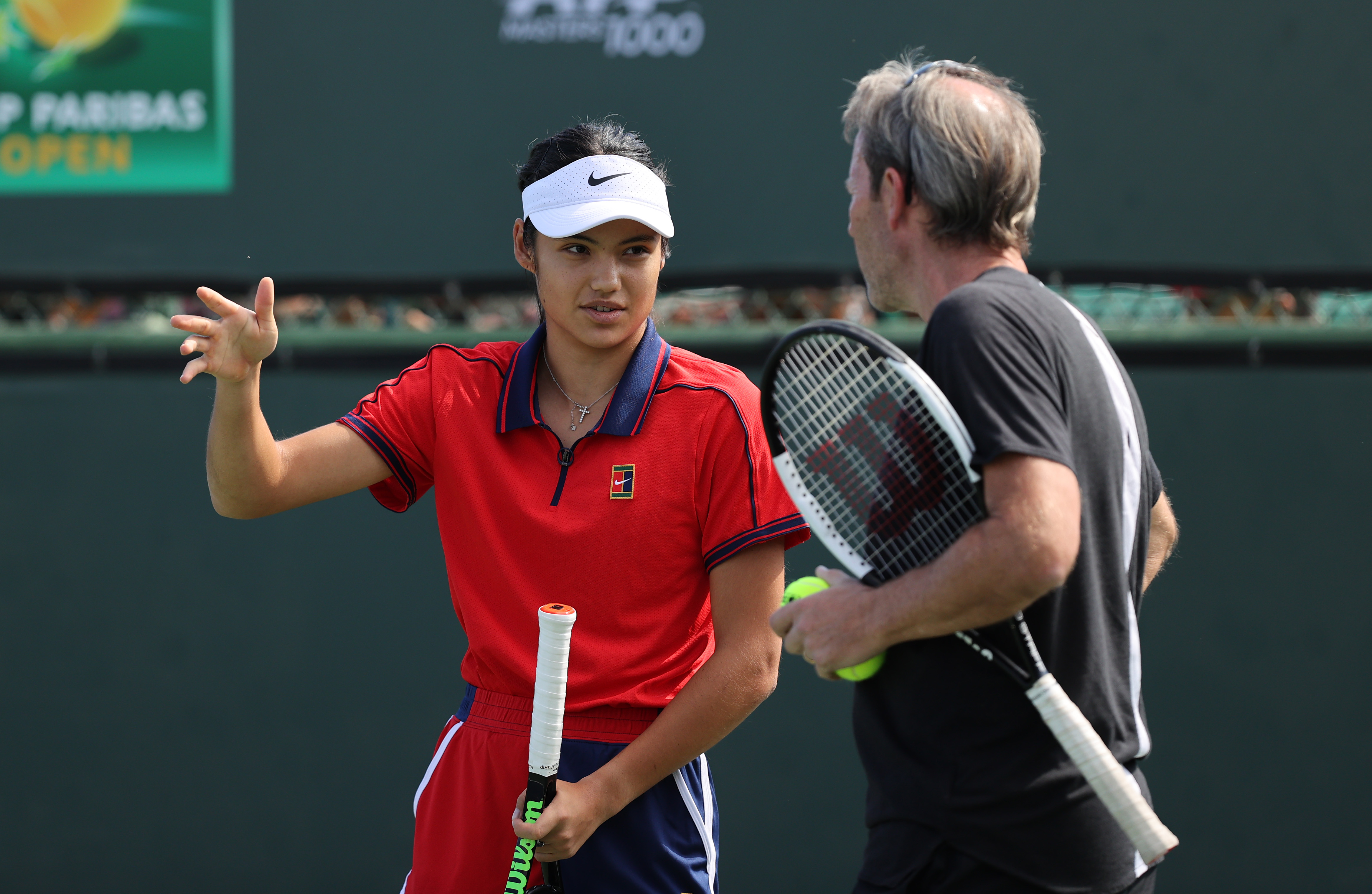 First pictures of Emma Raducanu training with new coach Jeremy Bates ahead of return at Indian Wells
