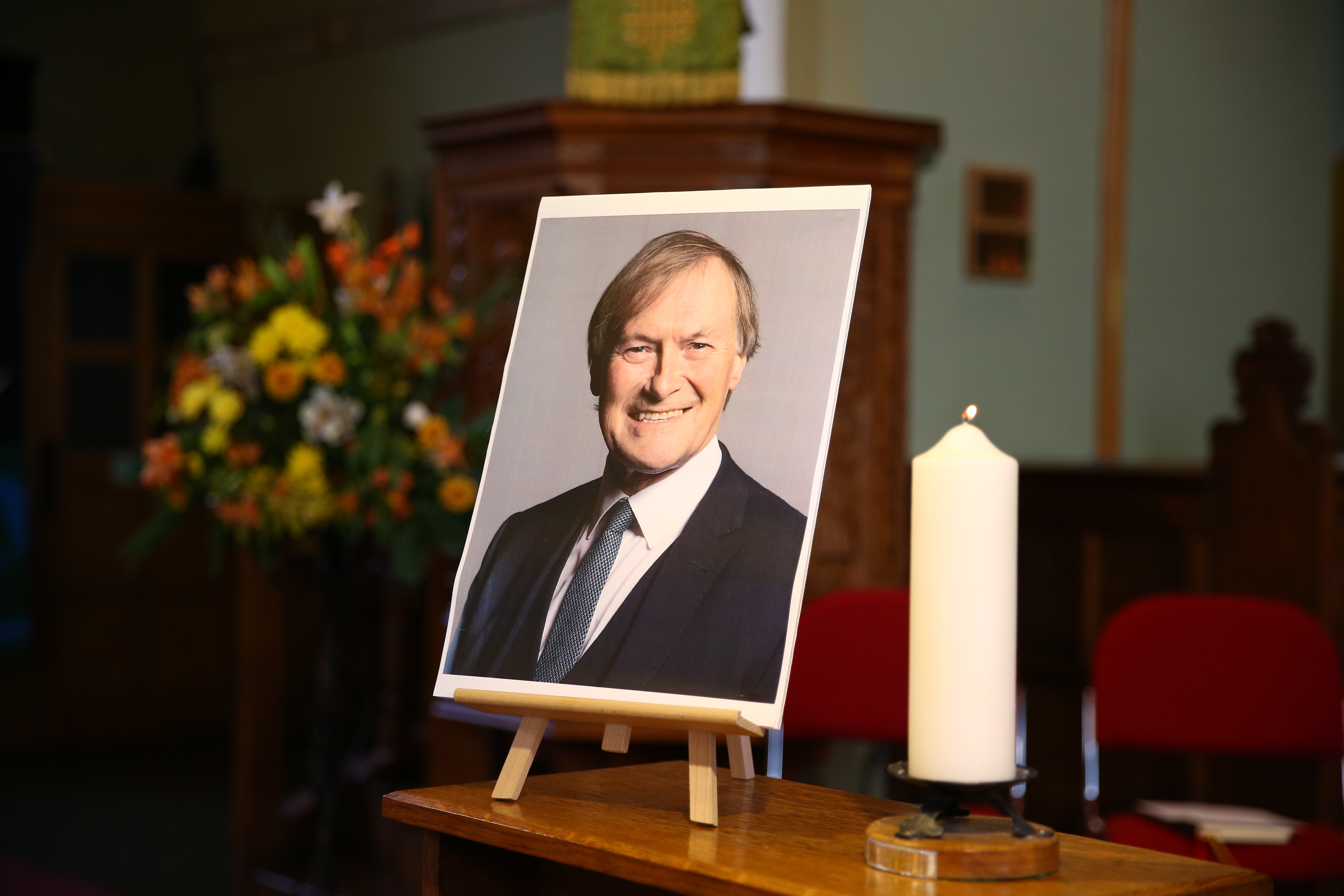 Tributes Are Paid To Murdered MP Sir David Amess