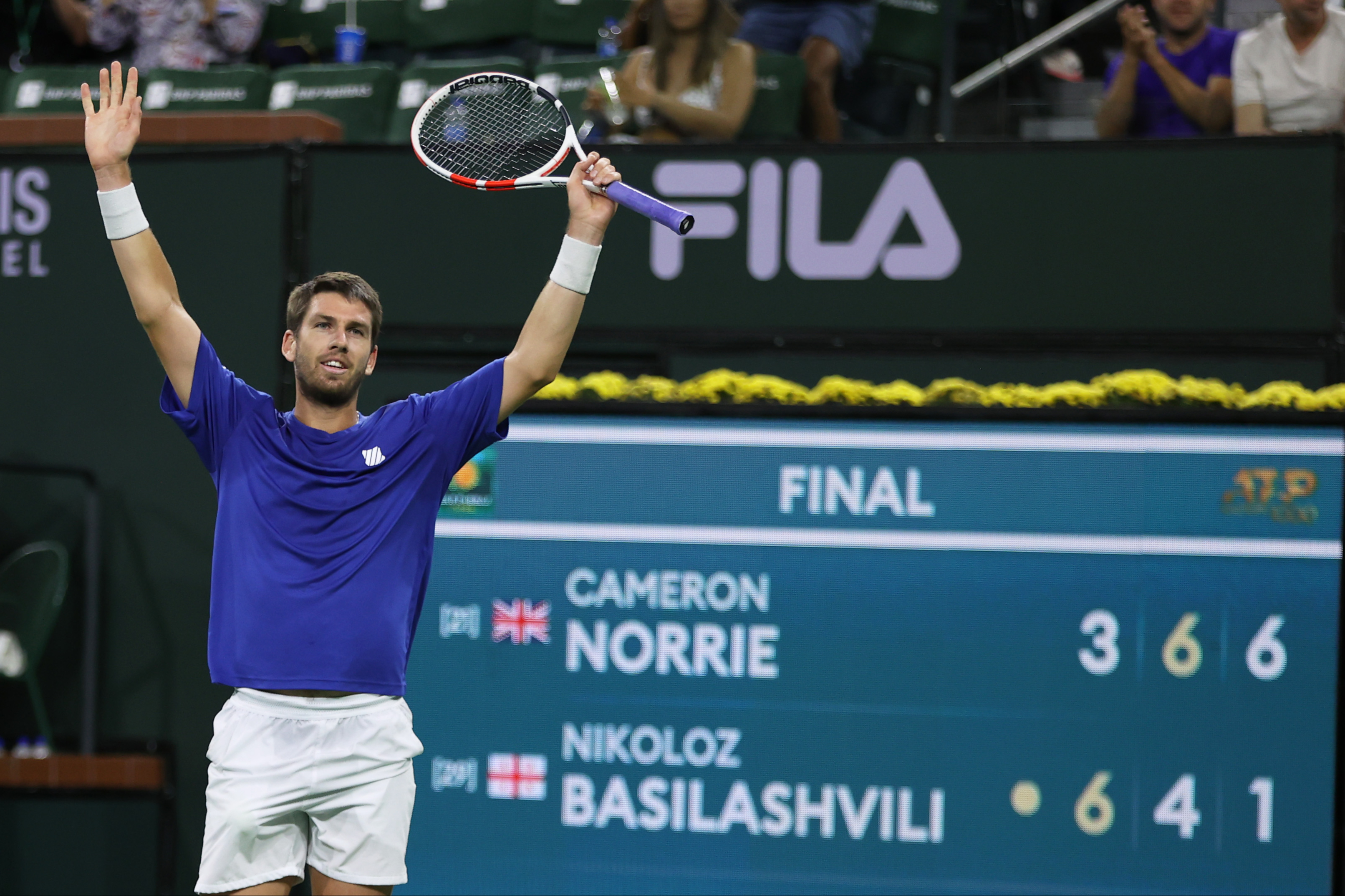 Cameron Norrie wins Indian Wells final to claim biggest title of his life