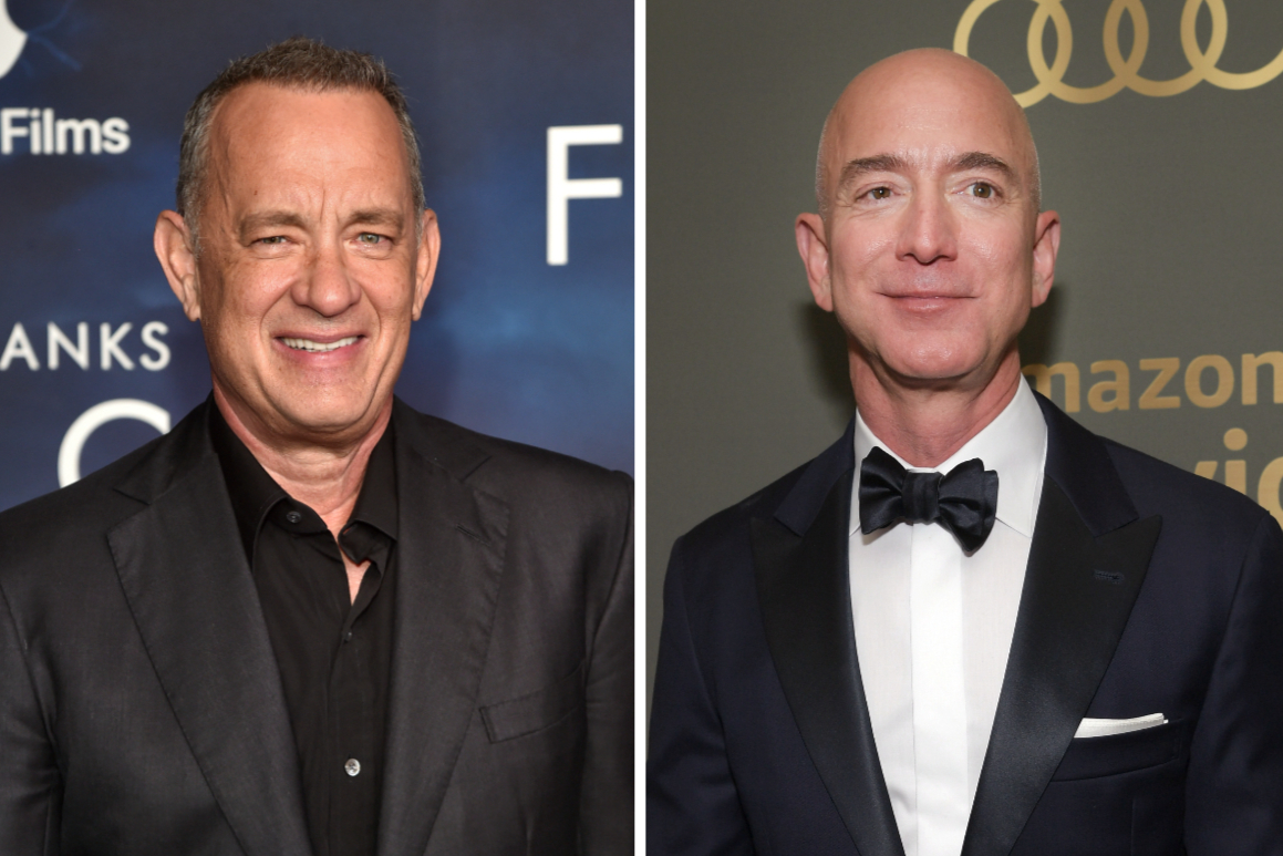 Tom Hank Jeff Bezos