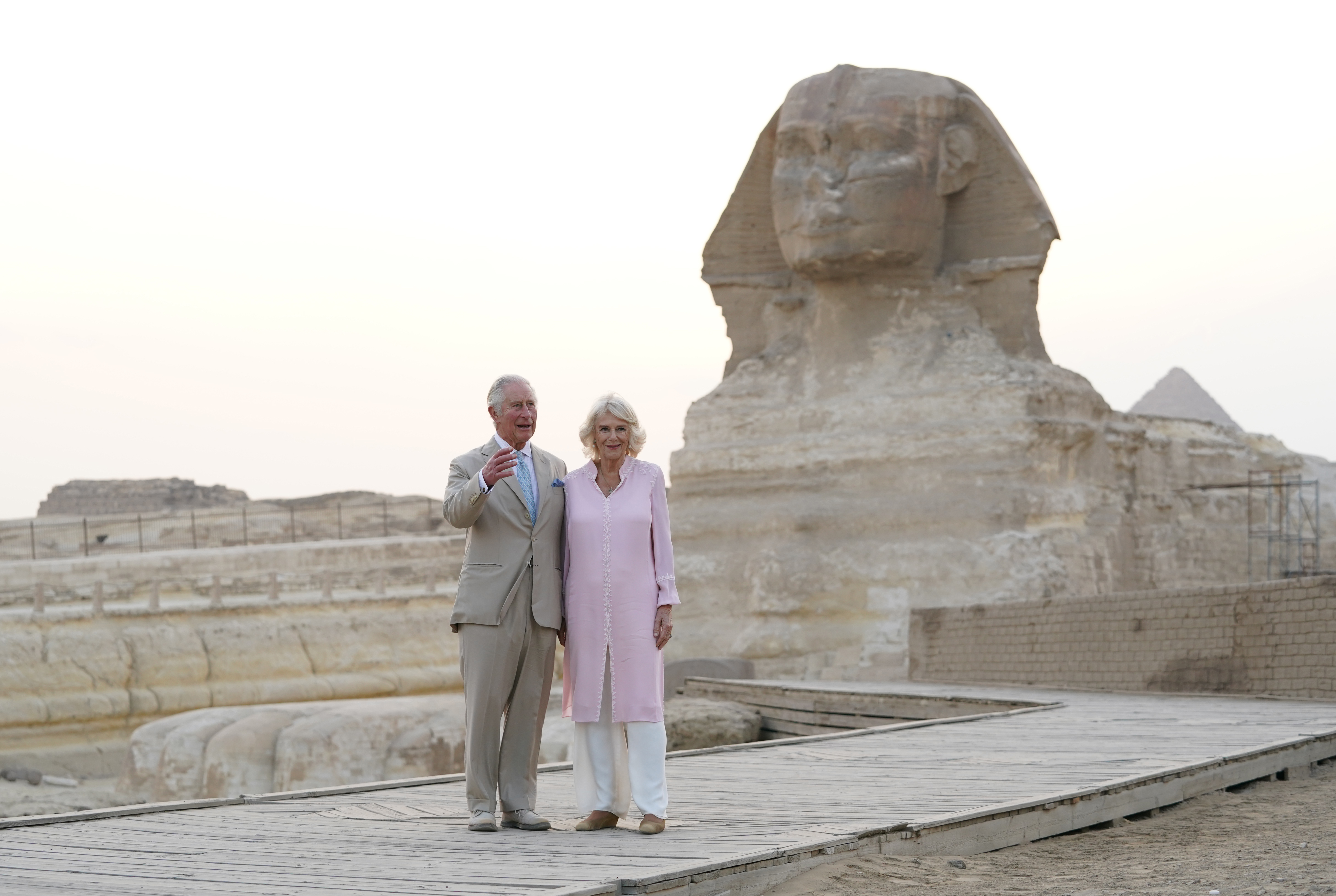 In Pictures: Charles and Camilla take in wonders of Egypt during two-day tour