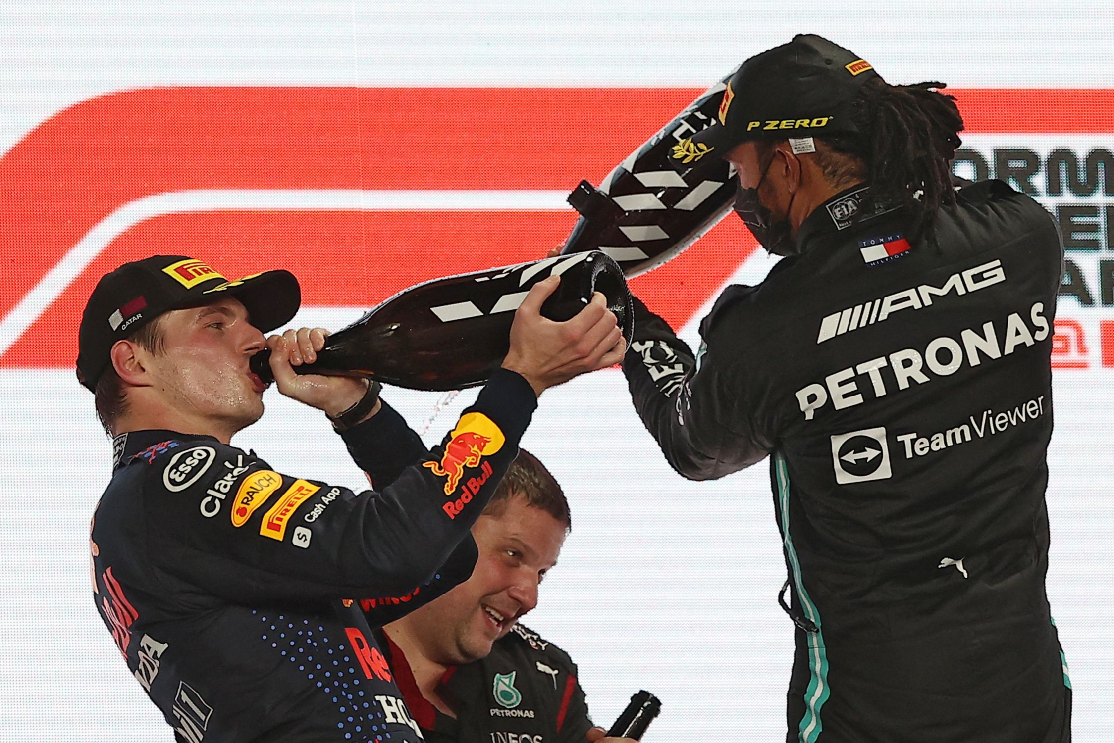 Lewis Hamilton warns Mercedes have their work cut out to catch Max Verstappen and Red Bull in title race