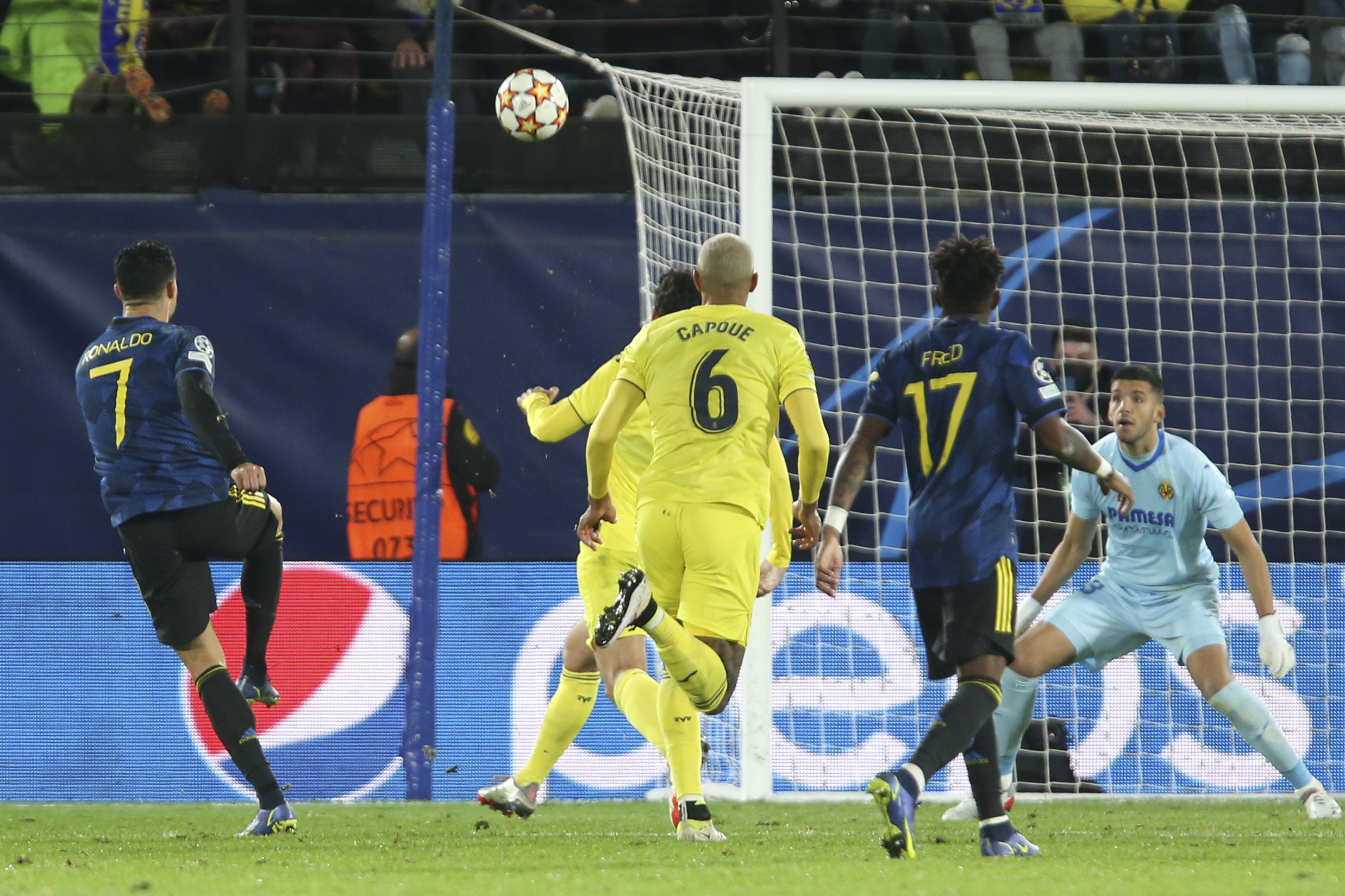Watch Cristiano Ronaldo score Michael Carrick’s first goal as Man United caretaker manager vs Villarreal