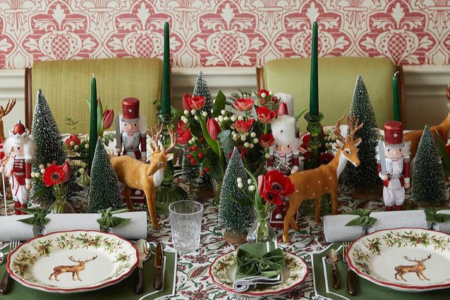 Christmas tablescape by Mrs Alice Shop