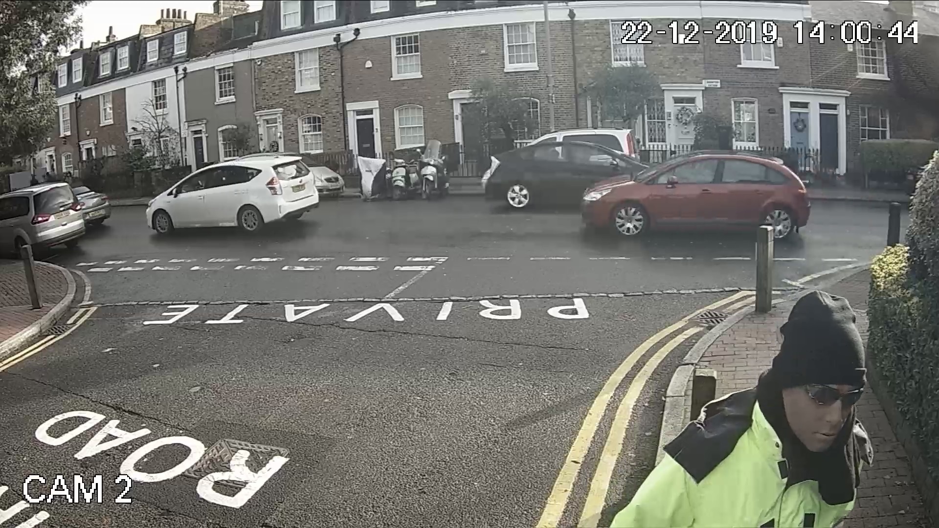 Gunman caught ‘on CCTV shooting man in front of wife and son’