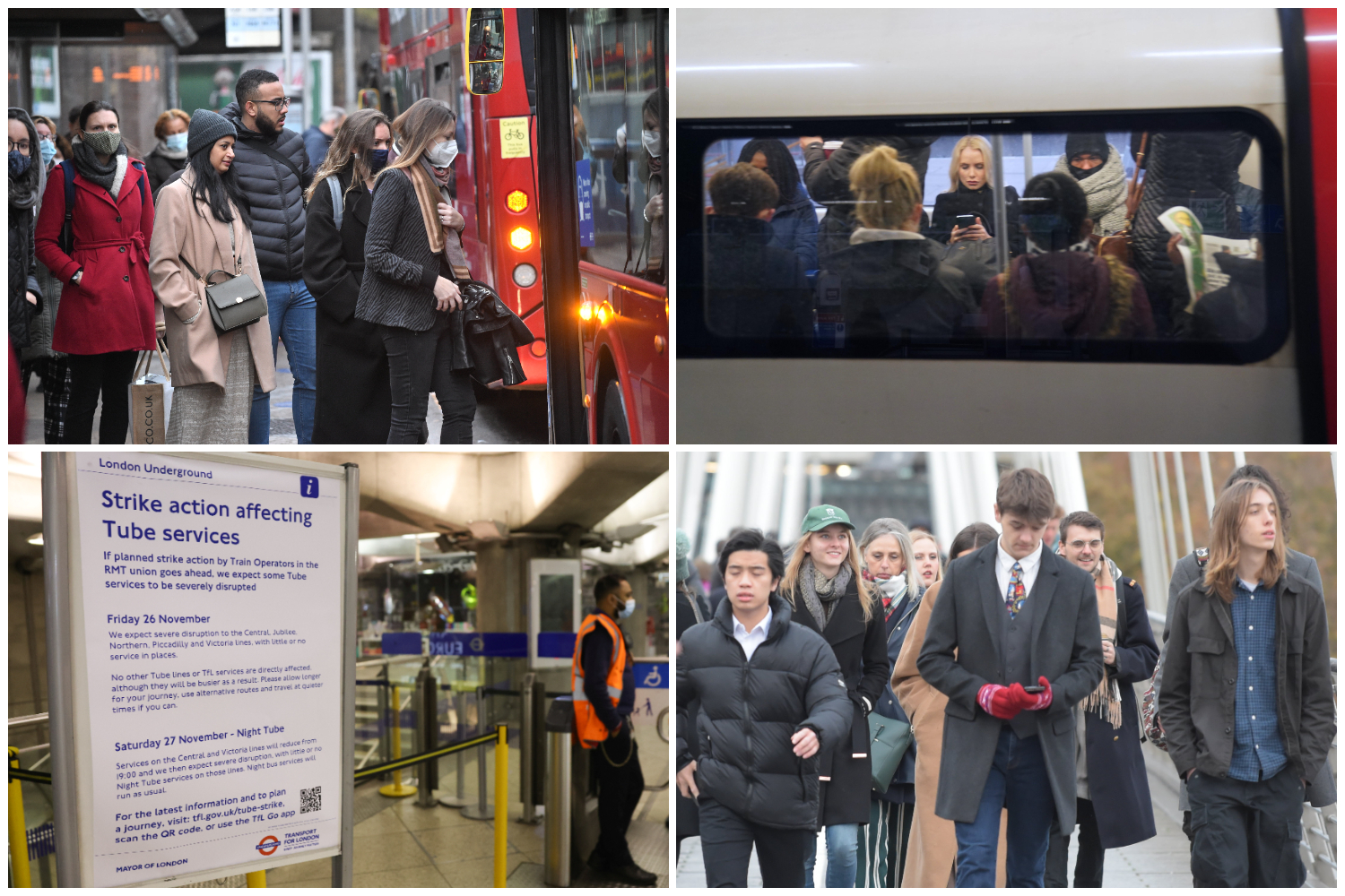 Tube strike: Central, Piccadilly lines affected as drivers walk-out