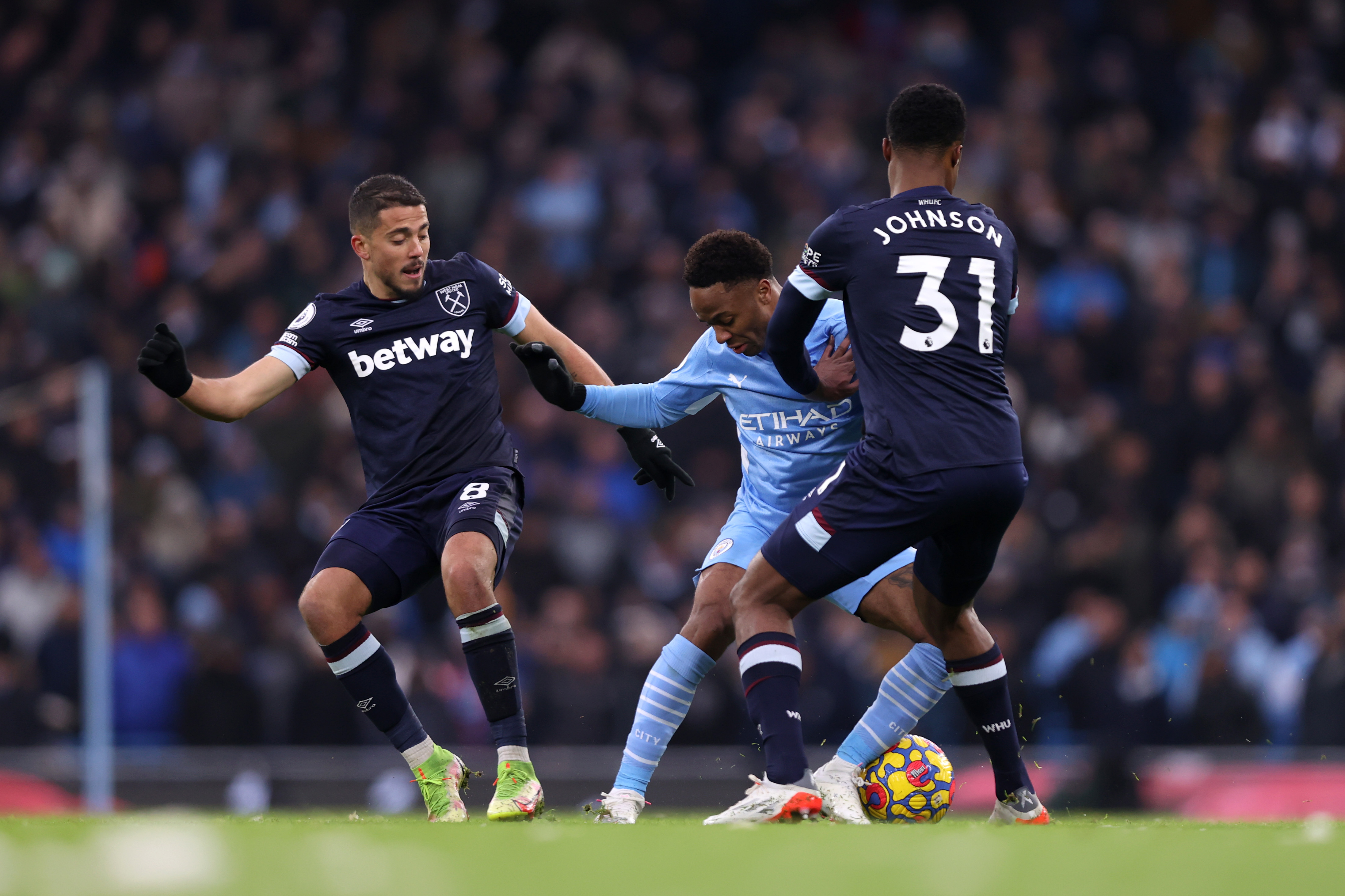 West Ham player ratings vs Man City: Ben Johnson superb against Raheem Sterling; Declan Rice again sets tone