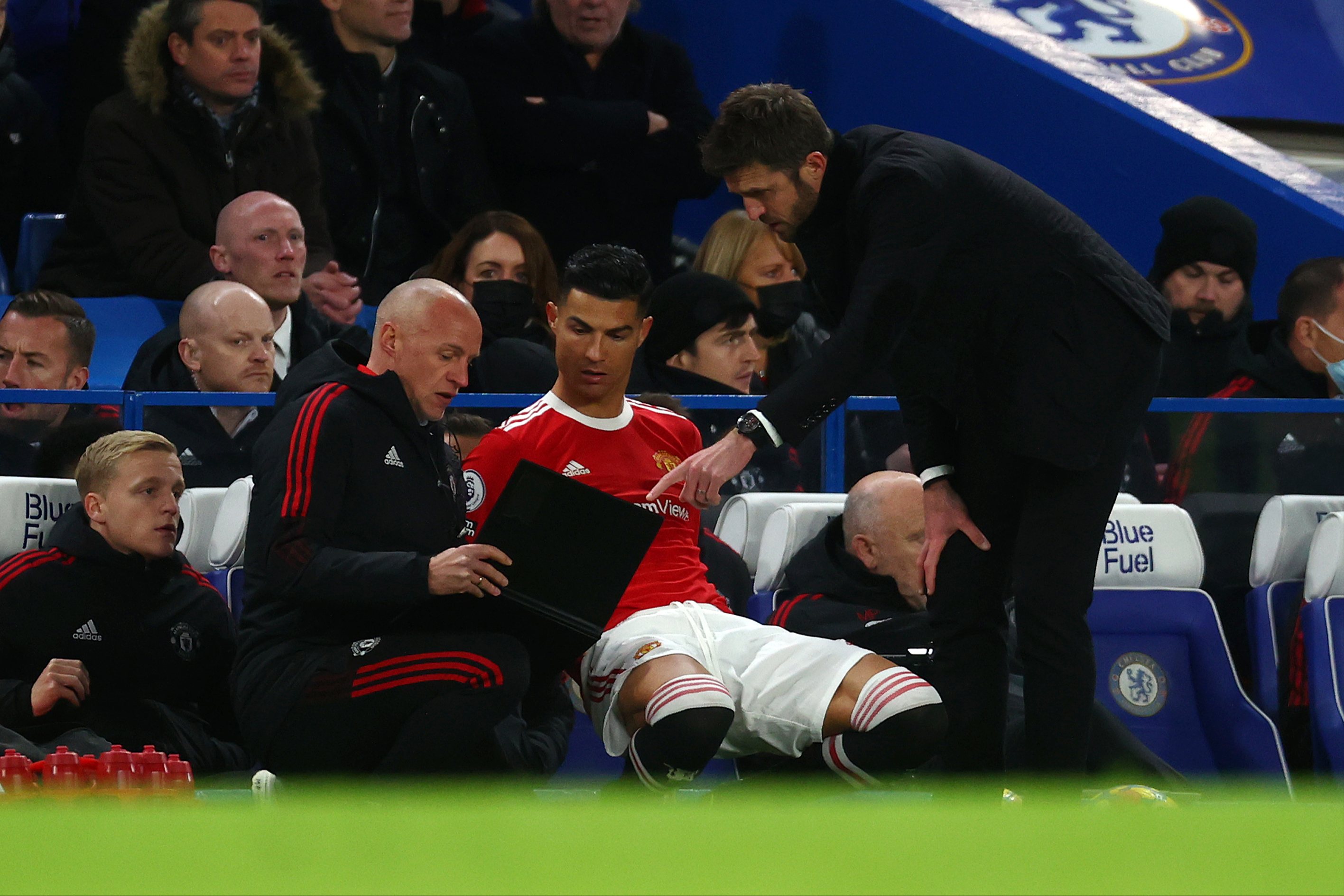 Michael Carrick rejects claim Ralf Rangnick picked Manchester United team for Chelsea draw