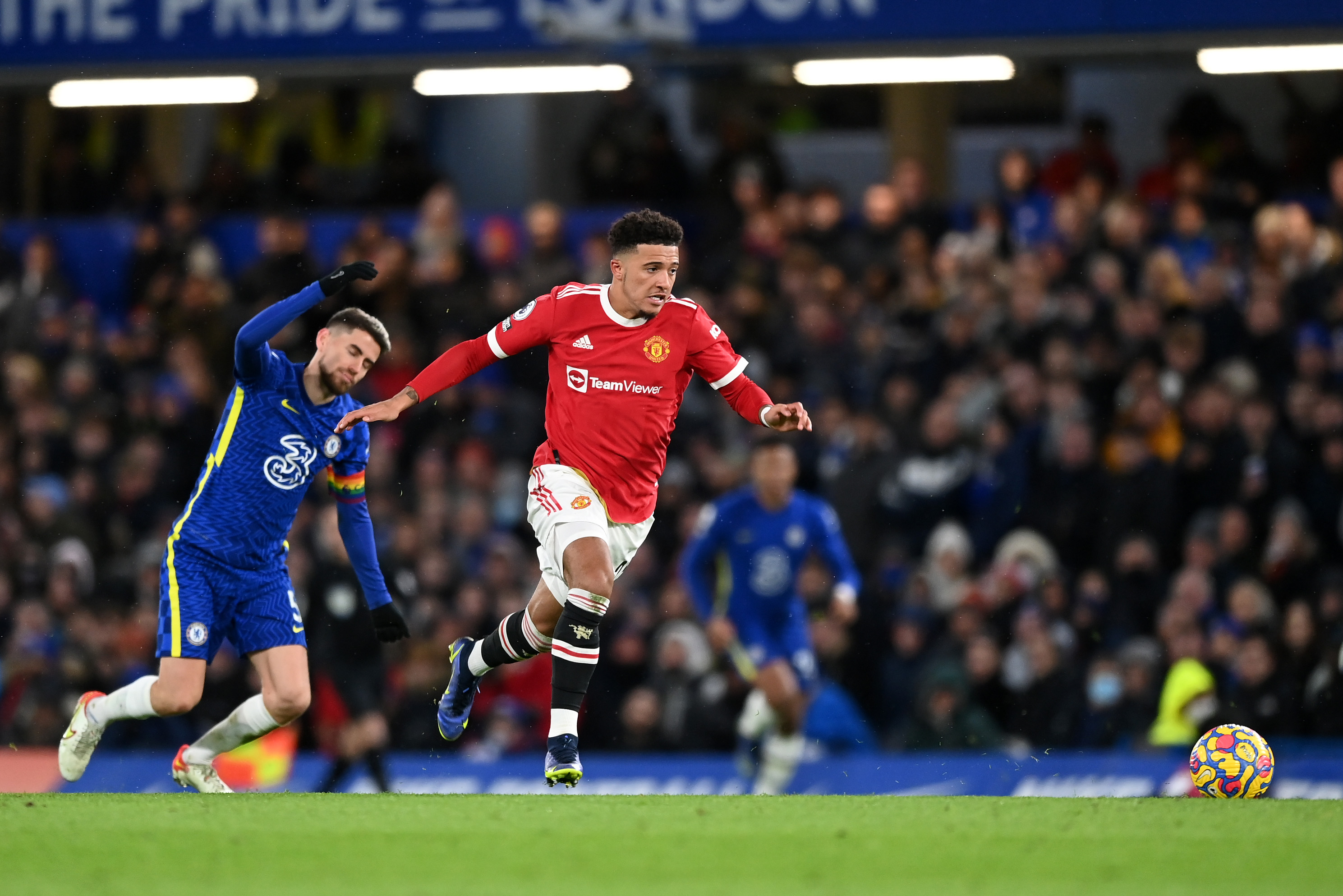 Chelsea boss Thomas Tuchel blames Stamford Bridge FLOODLIGHTS for Jadon Sancho goal against Man United