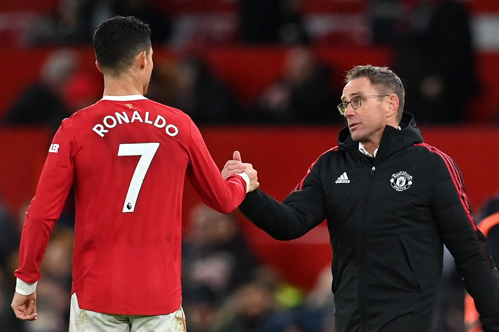 Ralf Rangnick doffs cap to Cristiano Ronaldo as Man United veteran shows he can work hard off the ball