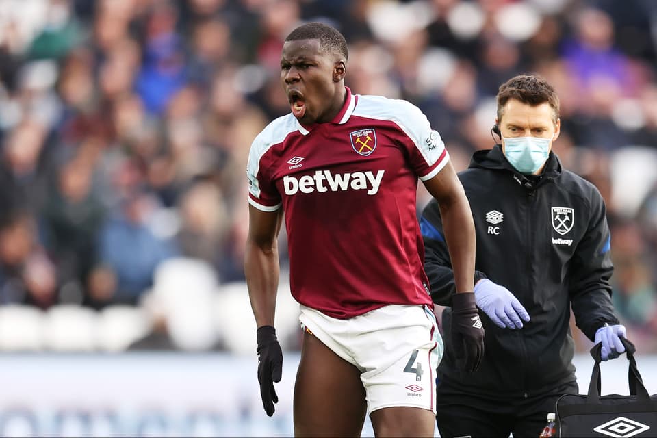 West Ham given Kurt Zouma injury boost with defender aiming for return against Manchester United