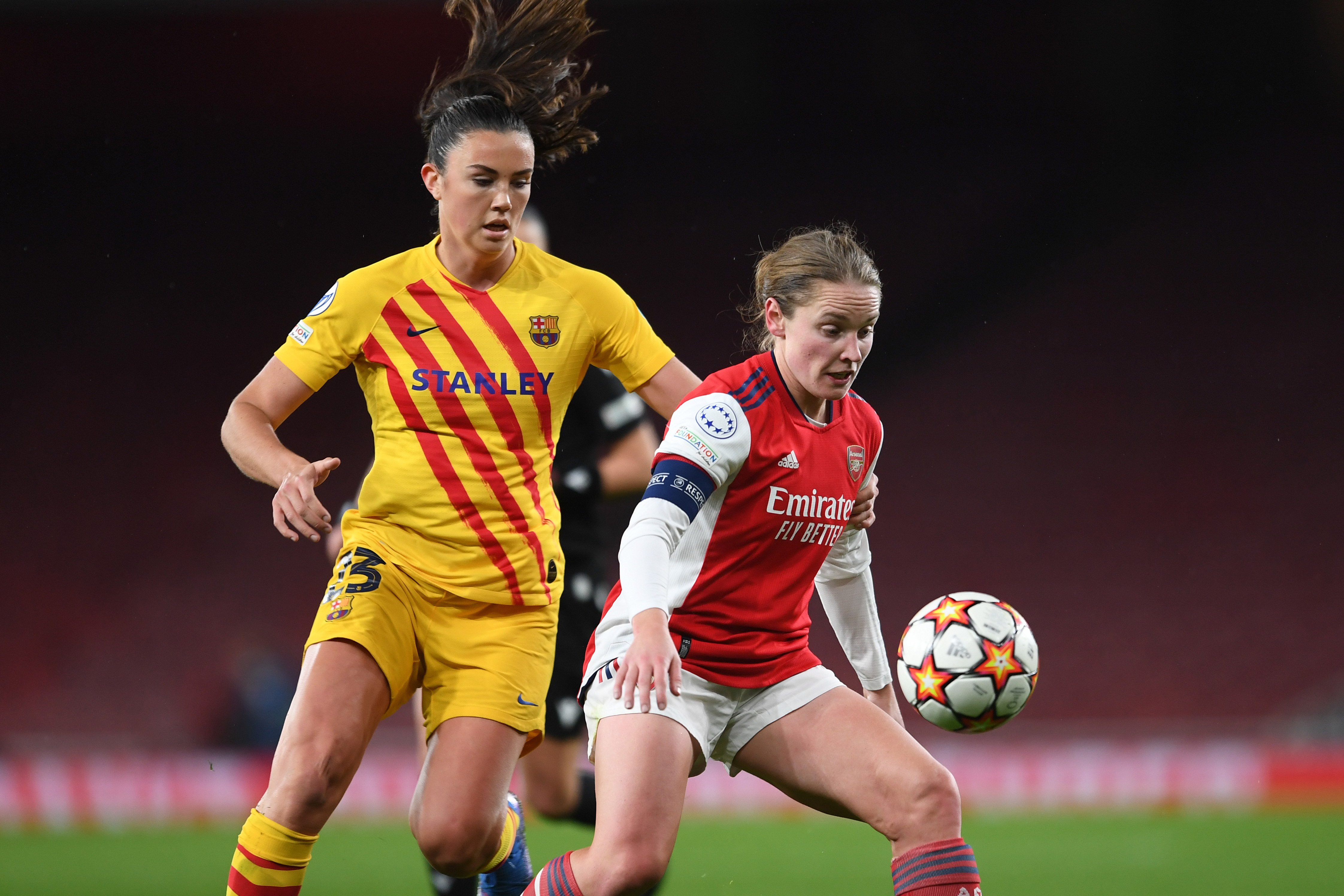 Barcelona thrashing ‘an honest slap in the face’, says Arsenal captain Kim Little 