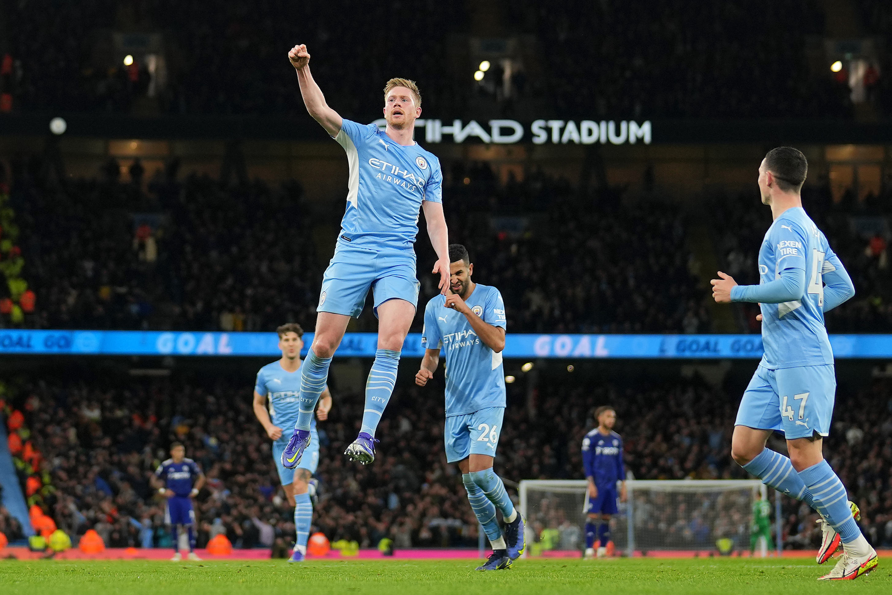 Man City 7-0 Leeds: Kevin De Bruyne at the double as Pep Guardiola’s side run riot