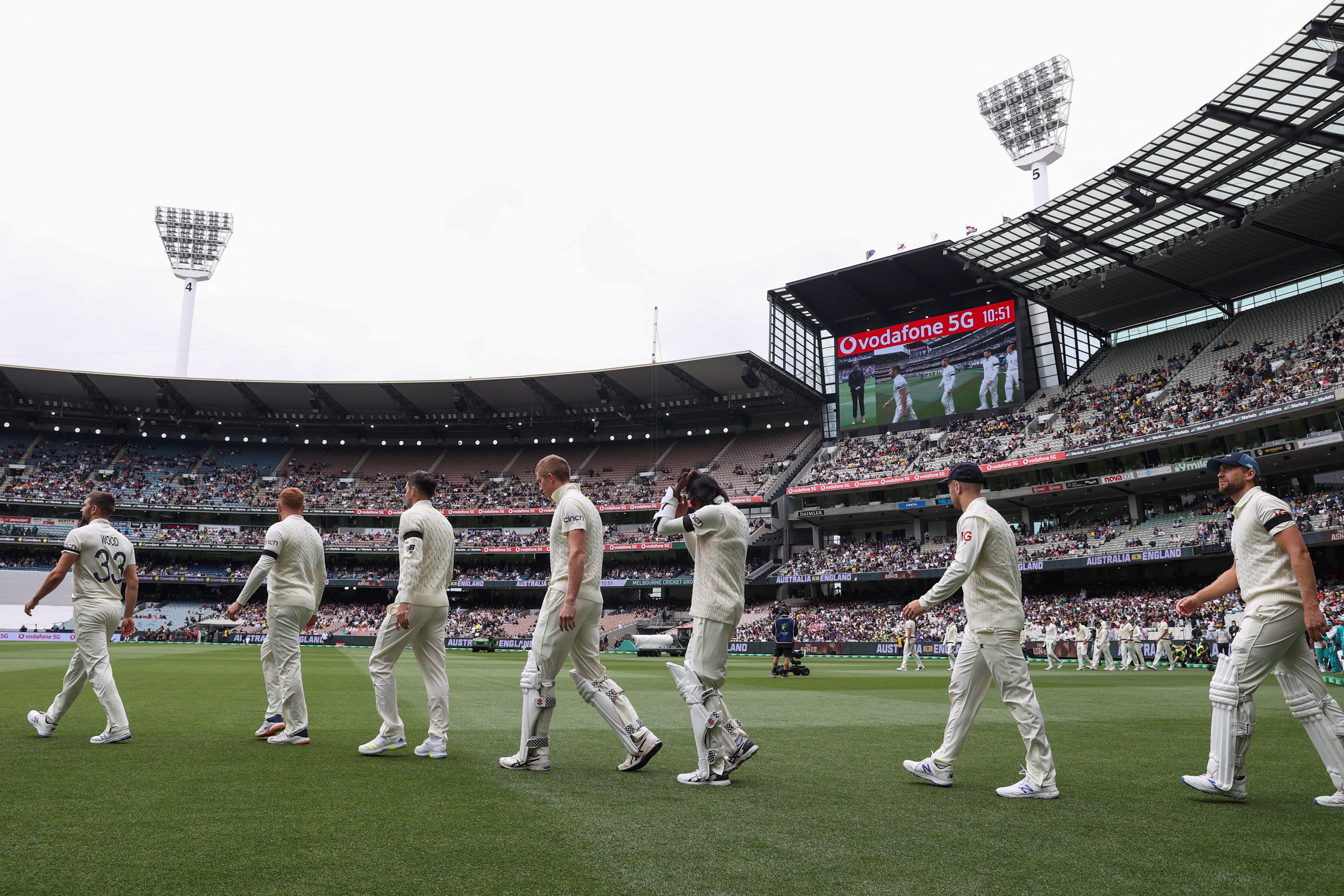 Australia take on England at Melbourne Cricket Ground in the third Ashes test