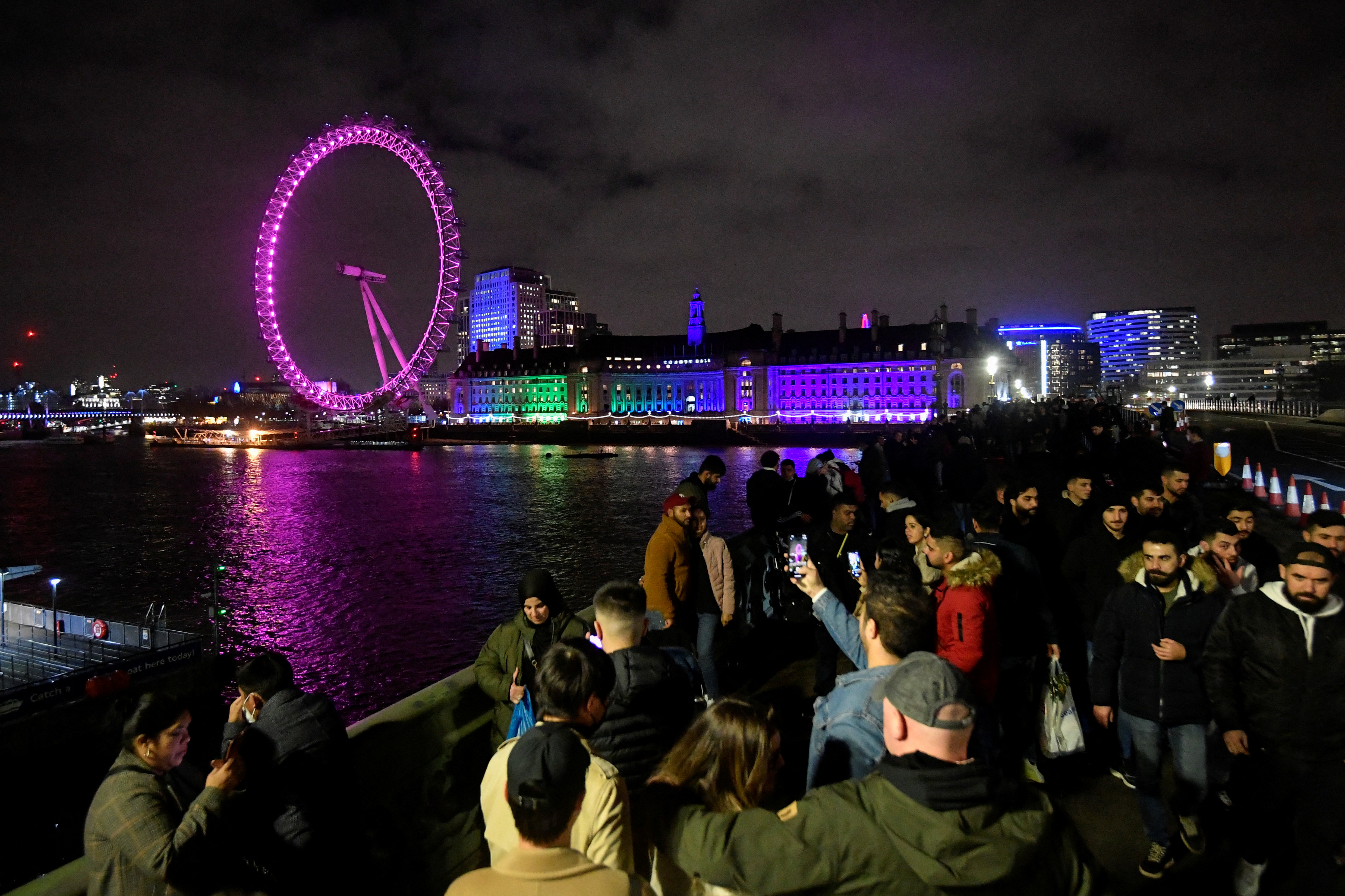 New Year's Eve celebrations in London