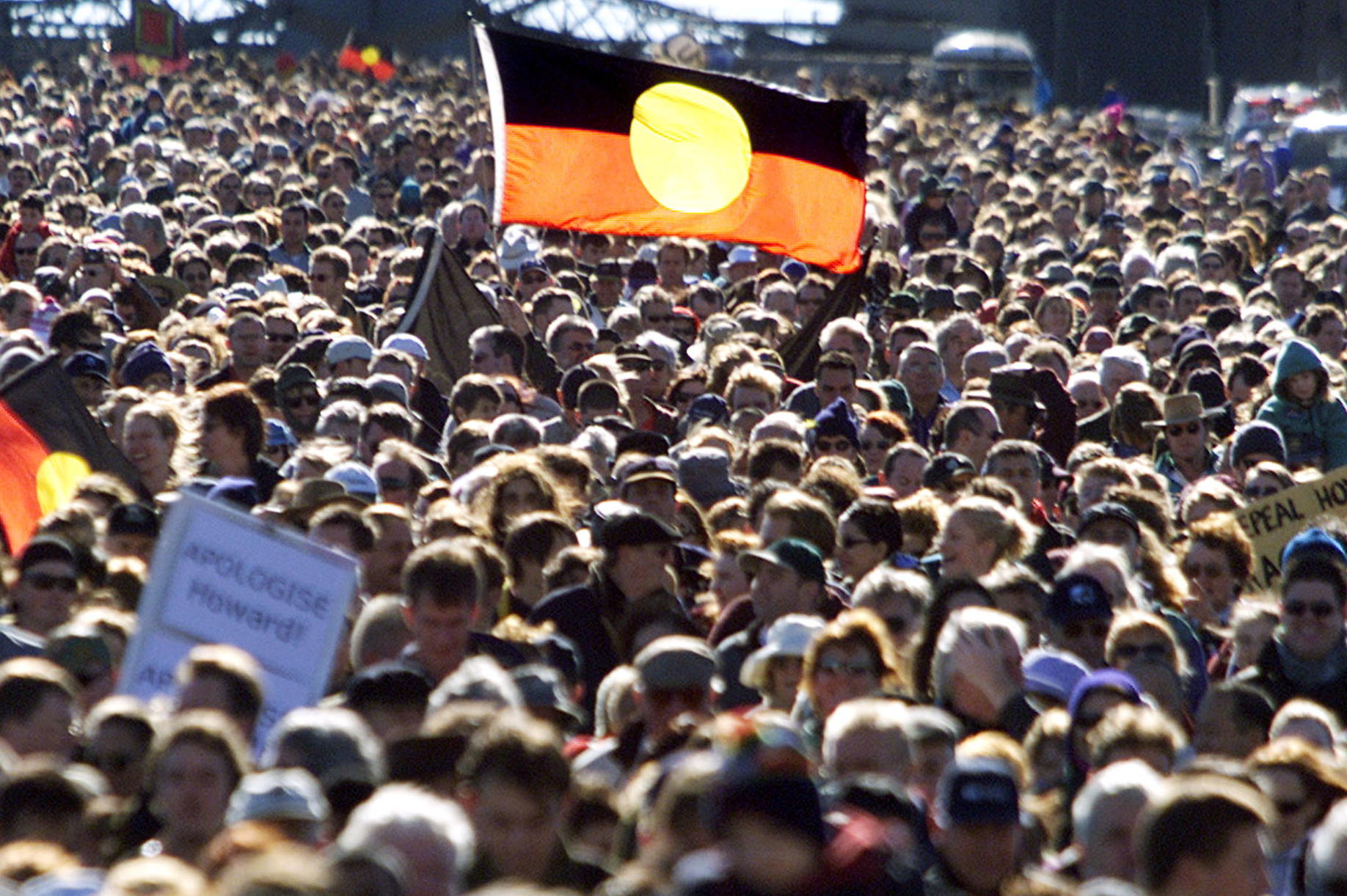 FILE PHOTO: Aboriginal flags