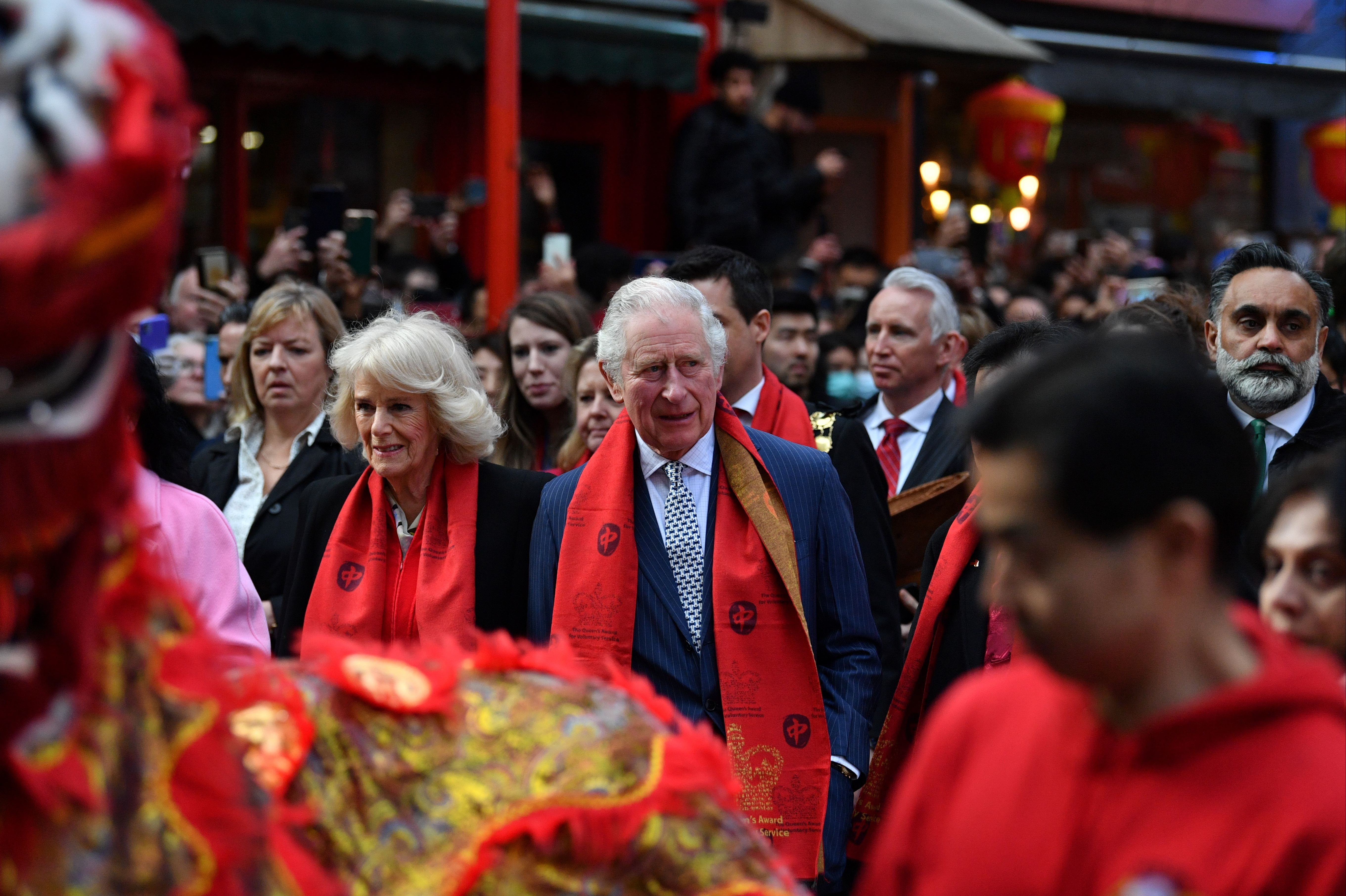 The Prince Of Wales And Duchess Of Cornwall Celebrate Lunar New Year