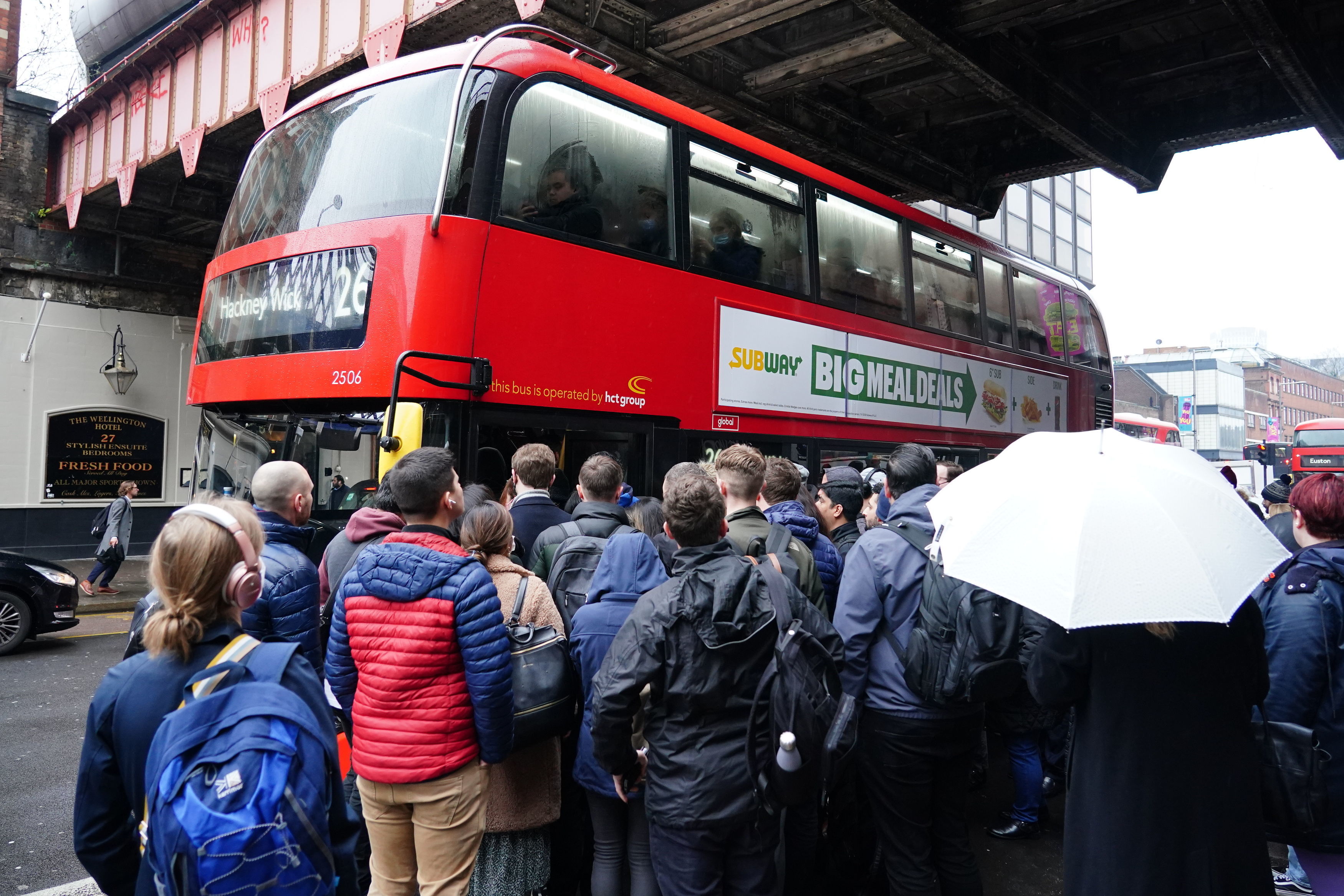 Tube strike
