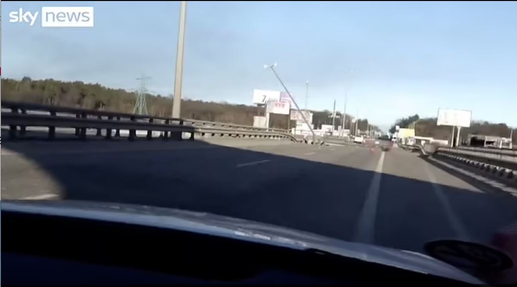 Ukraine: Terrifying moment Sky News crew are shot at by ‘Russian assassins’