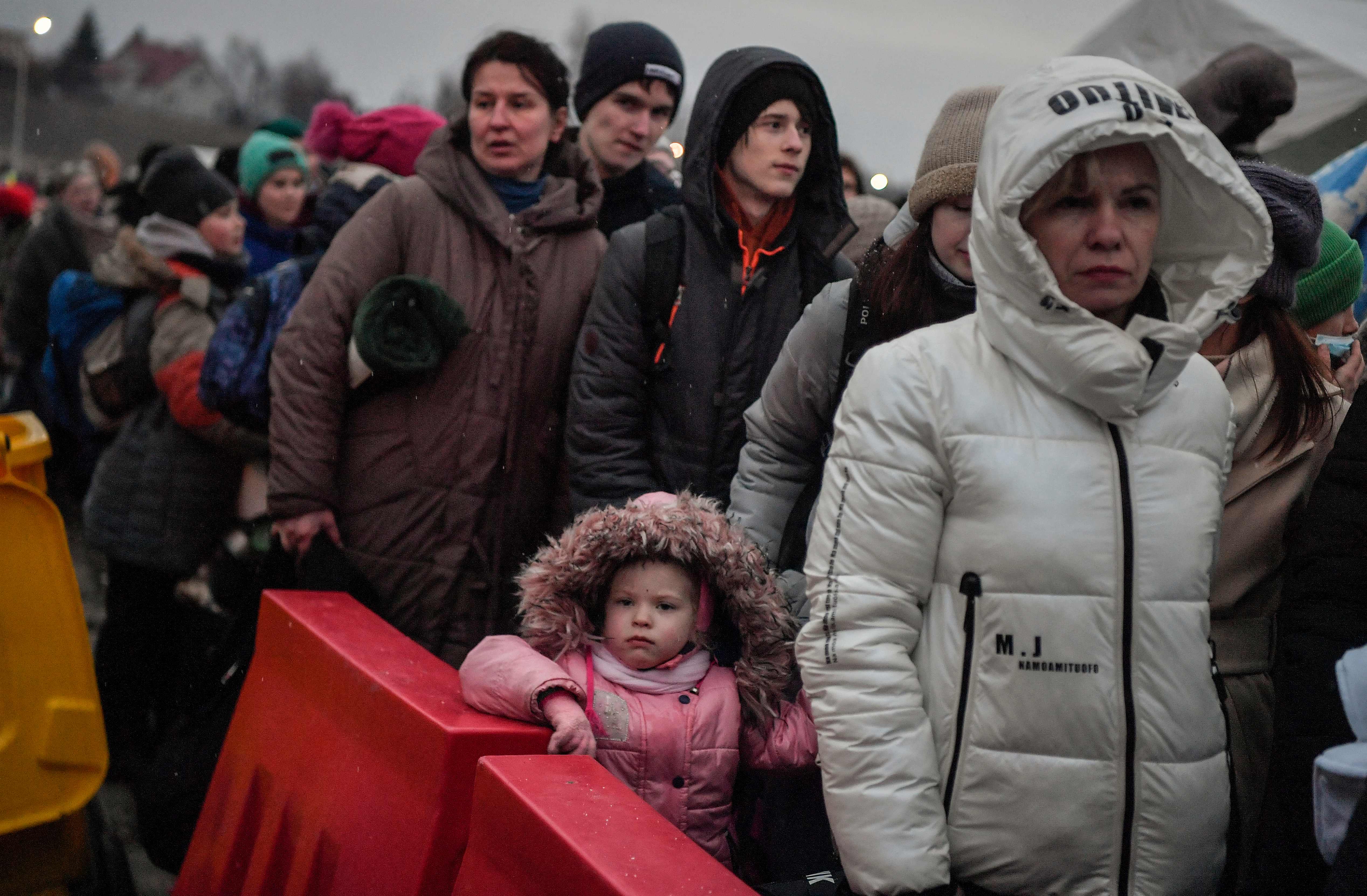 POLAND-UKRAINE-RUSSIA-REFUGEES-CONFLICT-UNREST