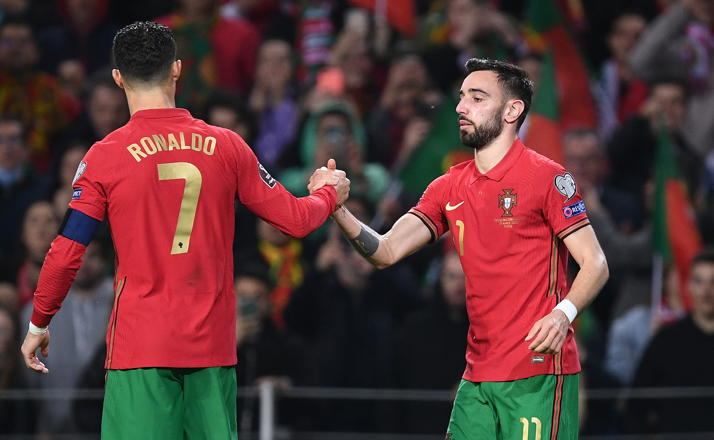 Portugal 2-0 North Macedonia: Bruno Fernandes at the double to seal 2022 World Cup qualification