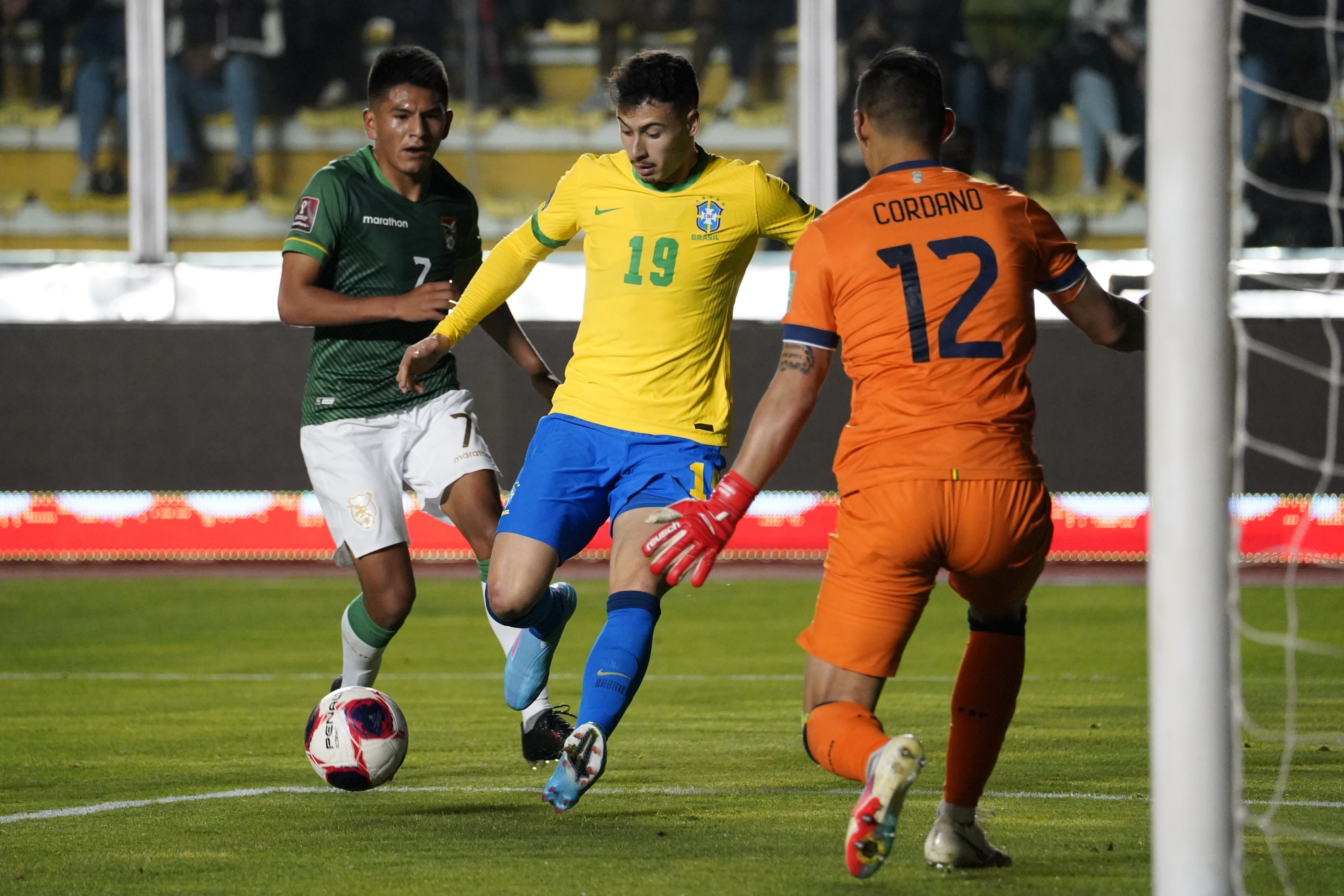 Watch Arsenal star Gabriel Martinelli unleash insane piece of skill before near-miss for first Brazil goal