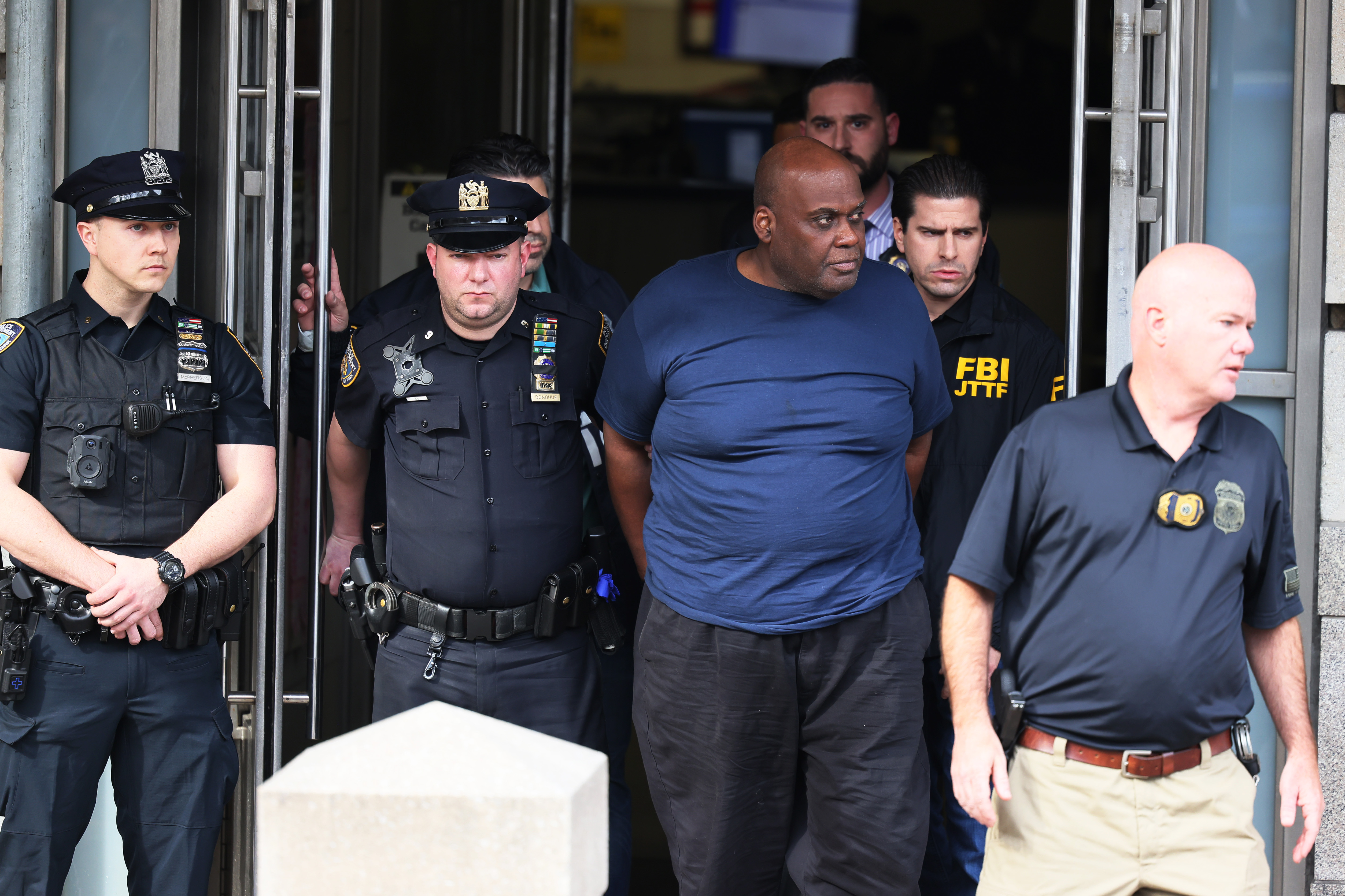 BESTPIX - Suspect Arrested In Yesterday's Brooklyn Subway Shooting