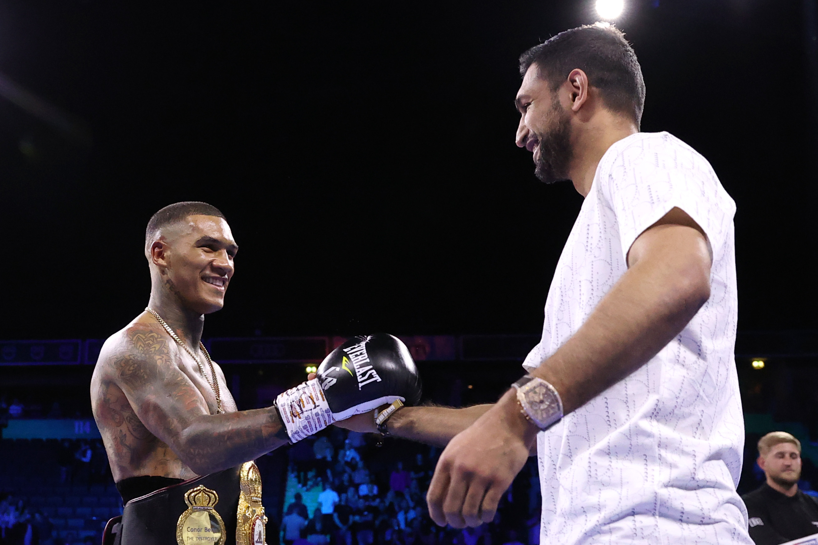 Idols to rivals! Could Conor Benn face Amir Khan after emphatic Chris van Heerden knockout?