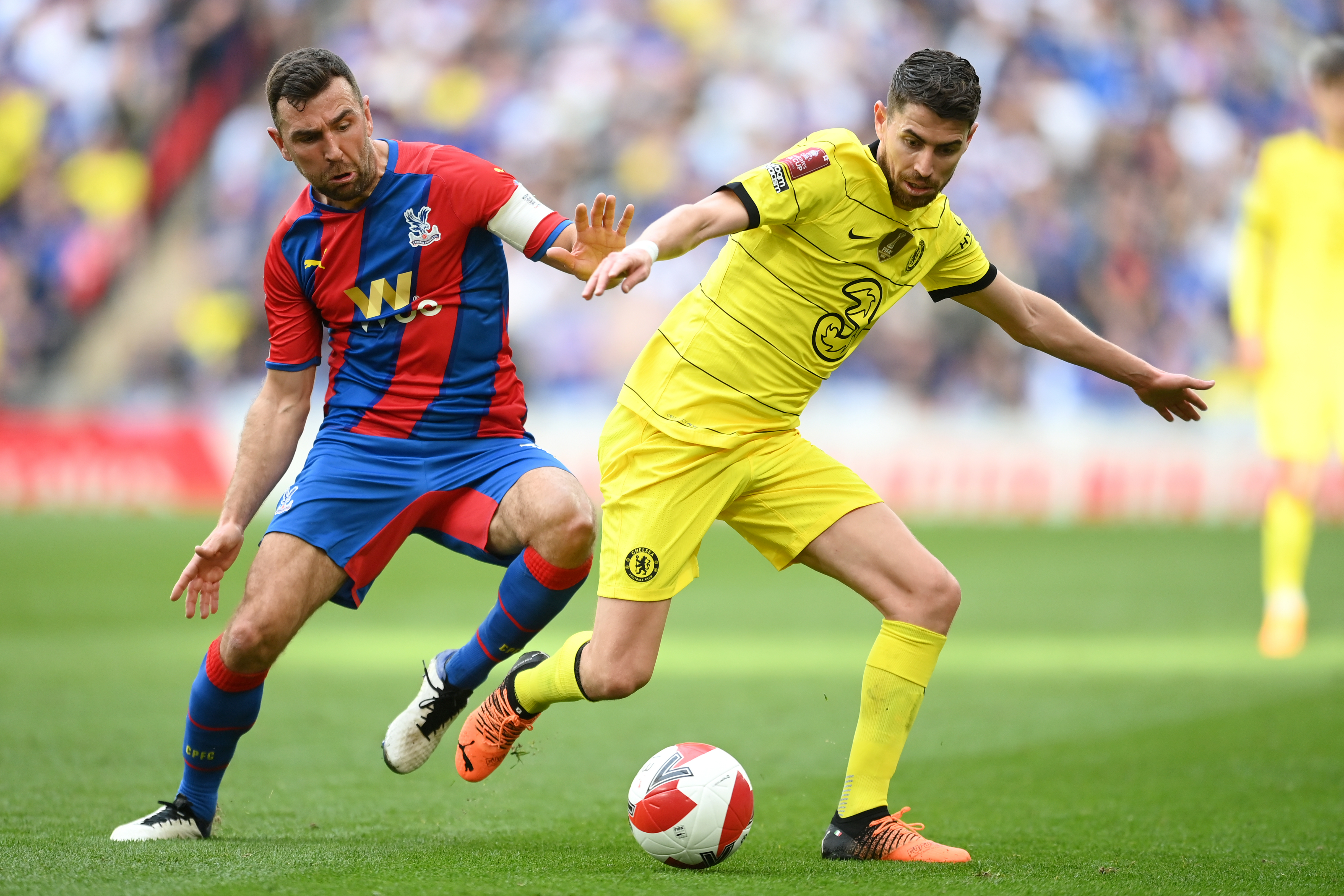 James McArthur laments Crystal Palace’s failure to nullify Jorginho as Chelsea book FA Cup final spot 