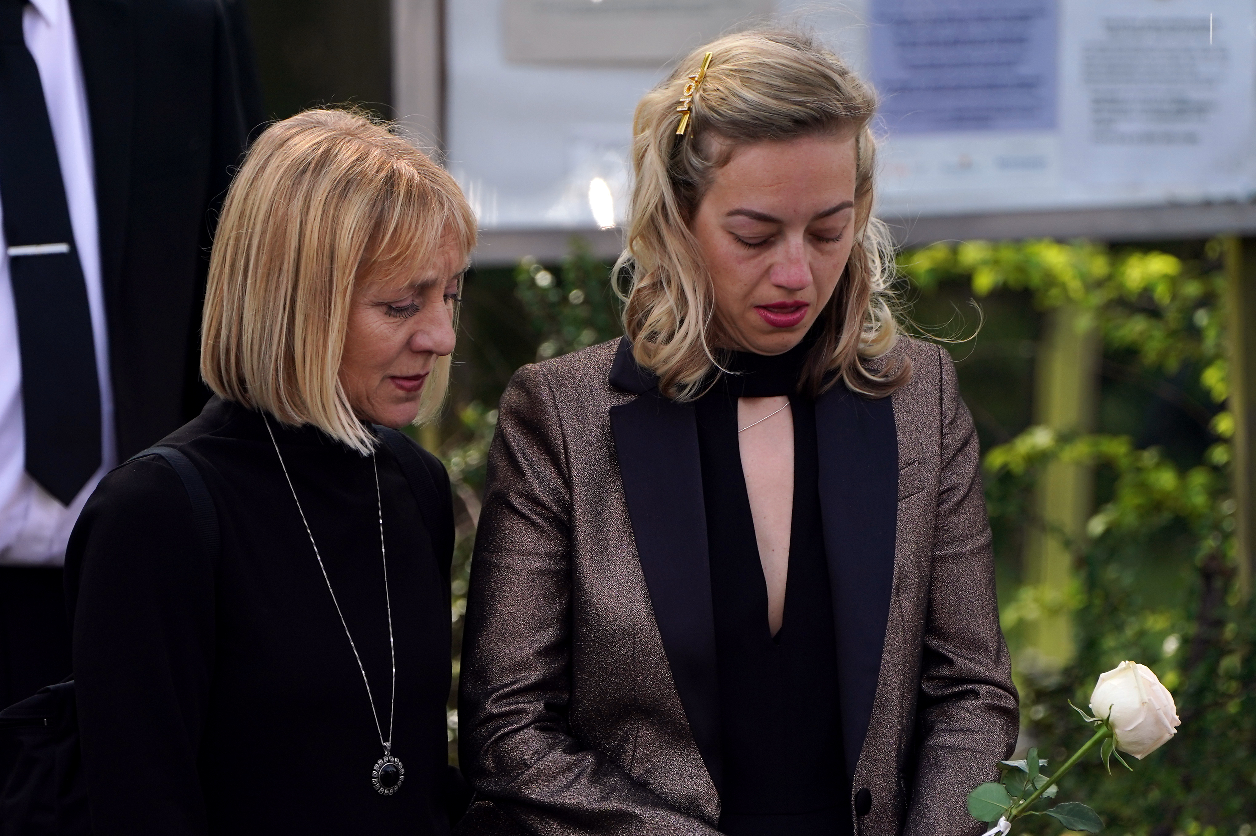 Tom Parker’s widow pays tribute to ‘soulmate’ during The Wanted star’s funeral