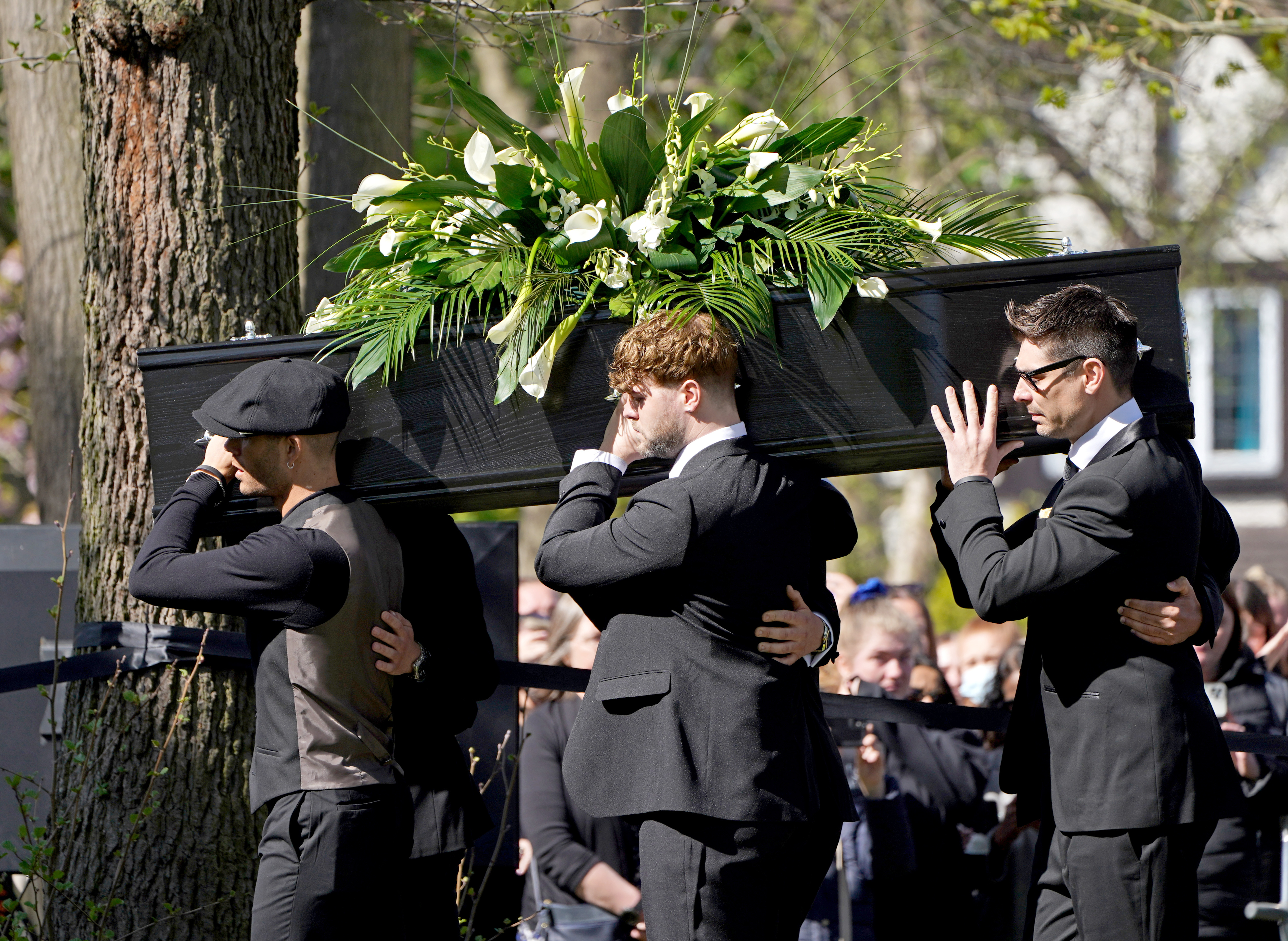 James Argent says he could feel presence of Tom Parker at star’s funeral