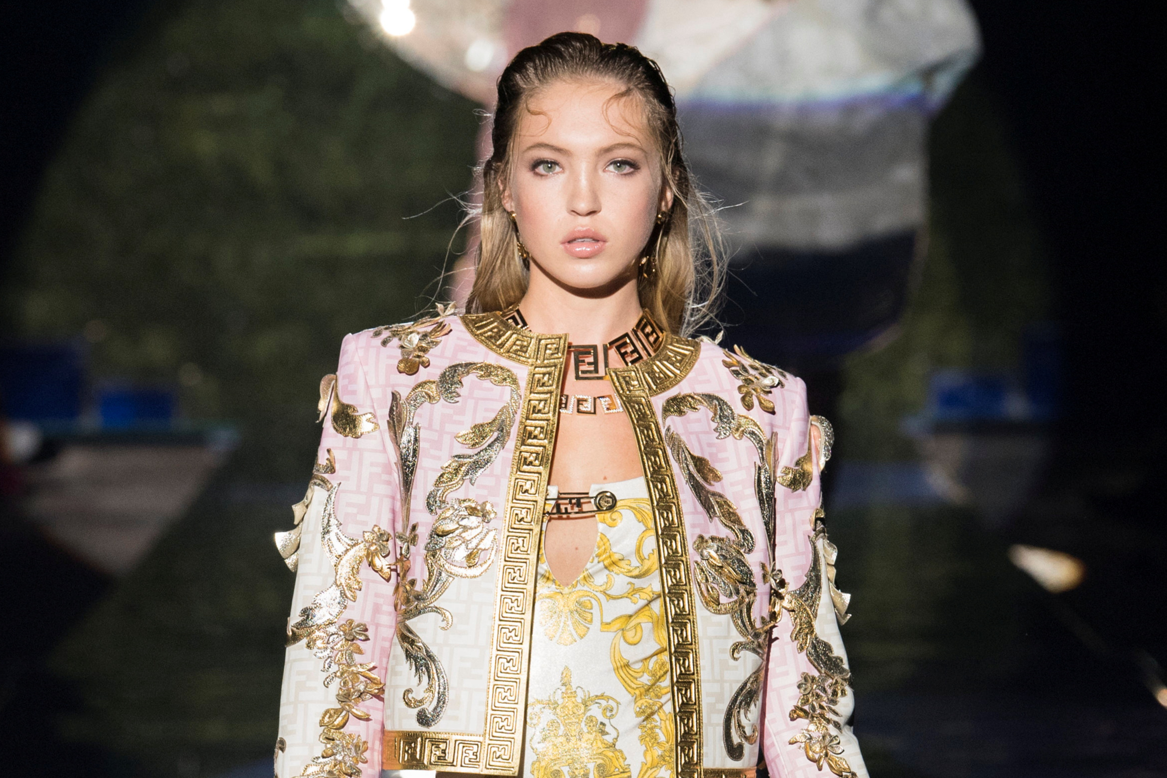 Versace by Fendi collection at the Milan Fashion Week