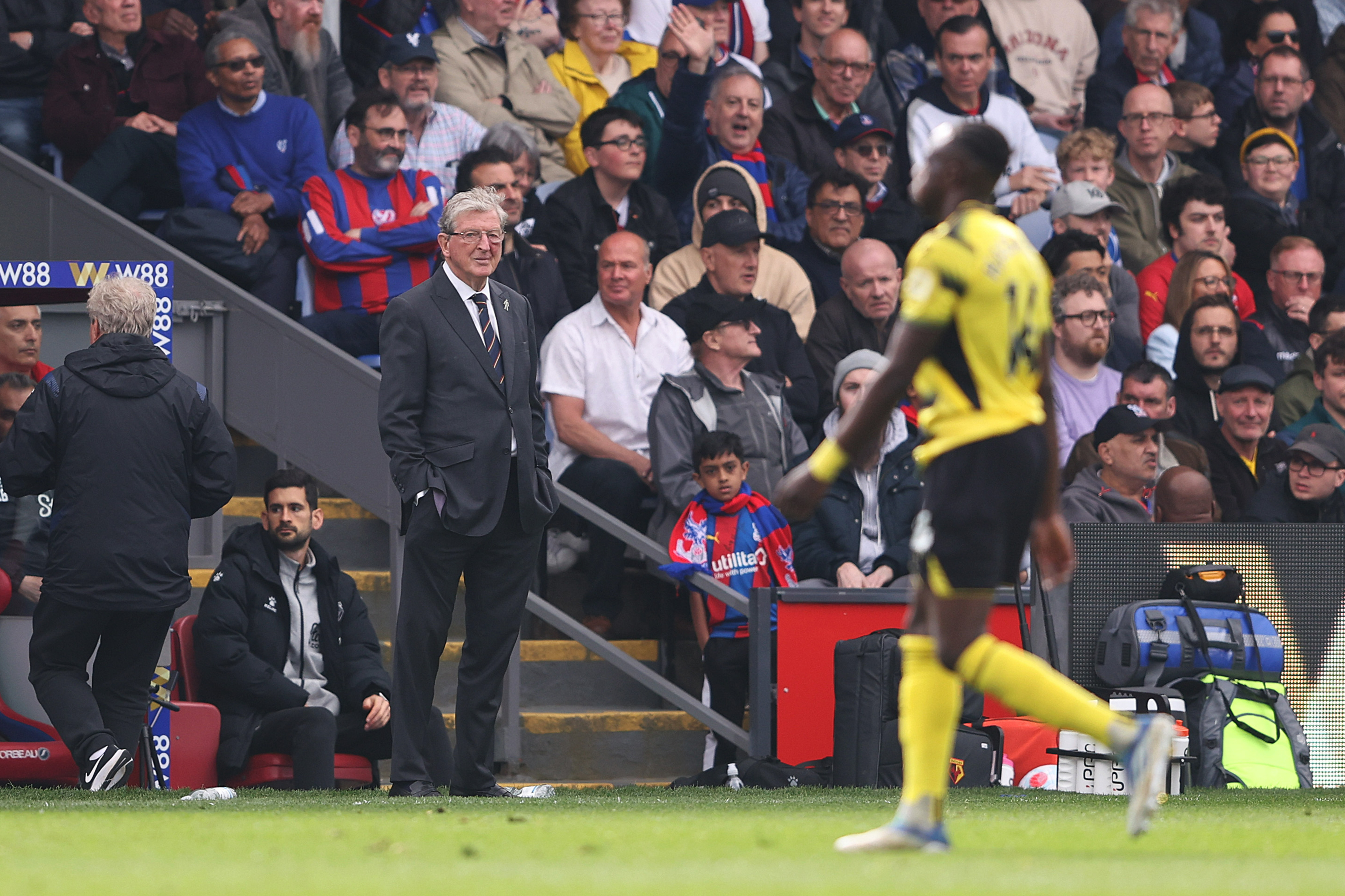 Crystal Palace 1-0 Watford: Wilfried Zaha penalty relegates former manager Roy Hodgson 